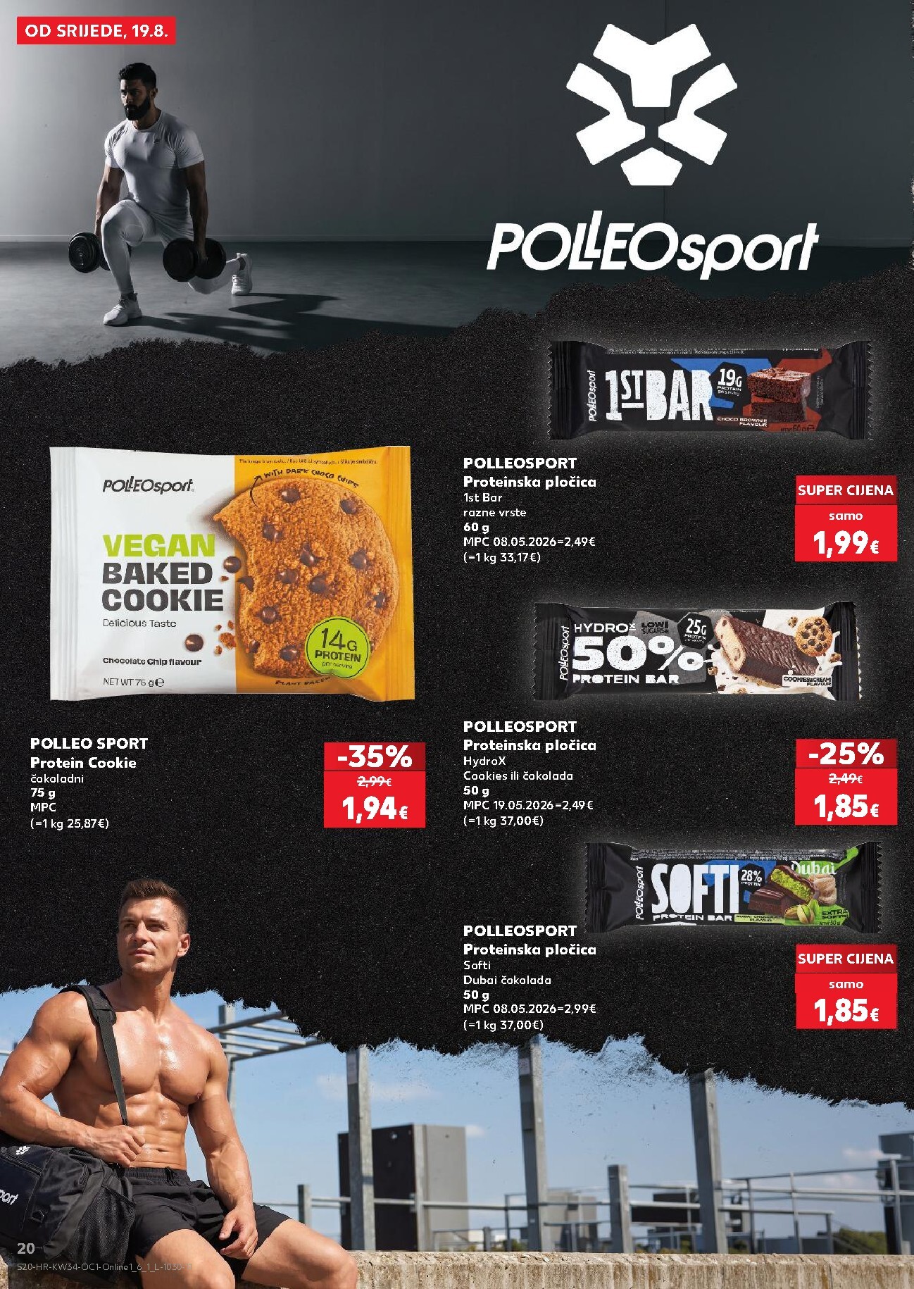 kaufland - Novi Kaufland - Iste cijene na kopnu i moru katalog od srijede, 19.08.2026 do utorka, 25.08.2026 - page: 20