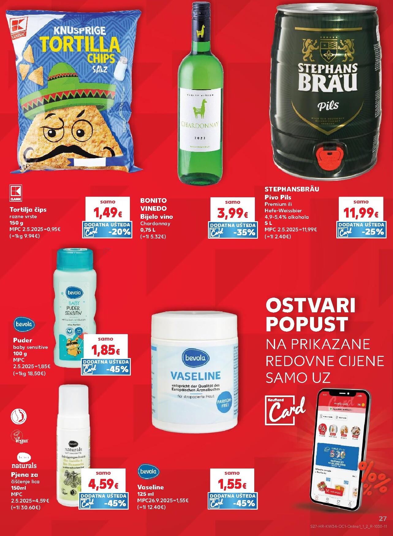kaufland - Novi Kaufland - Iste cijene na kopnu i moru katalog od srijede, 19.08.2026 do utorka, 25.08.2026 - page: 27