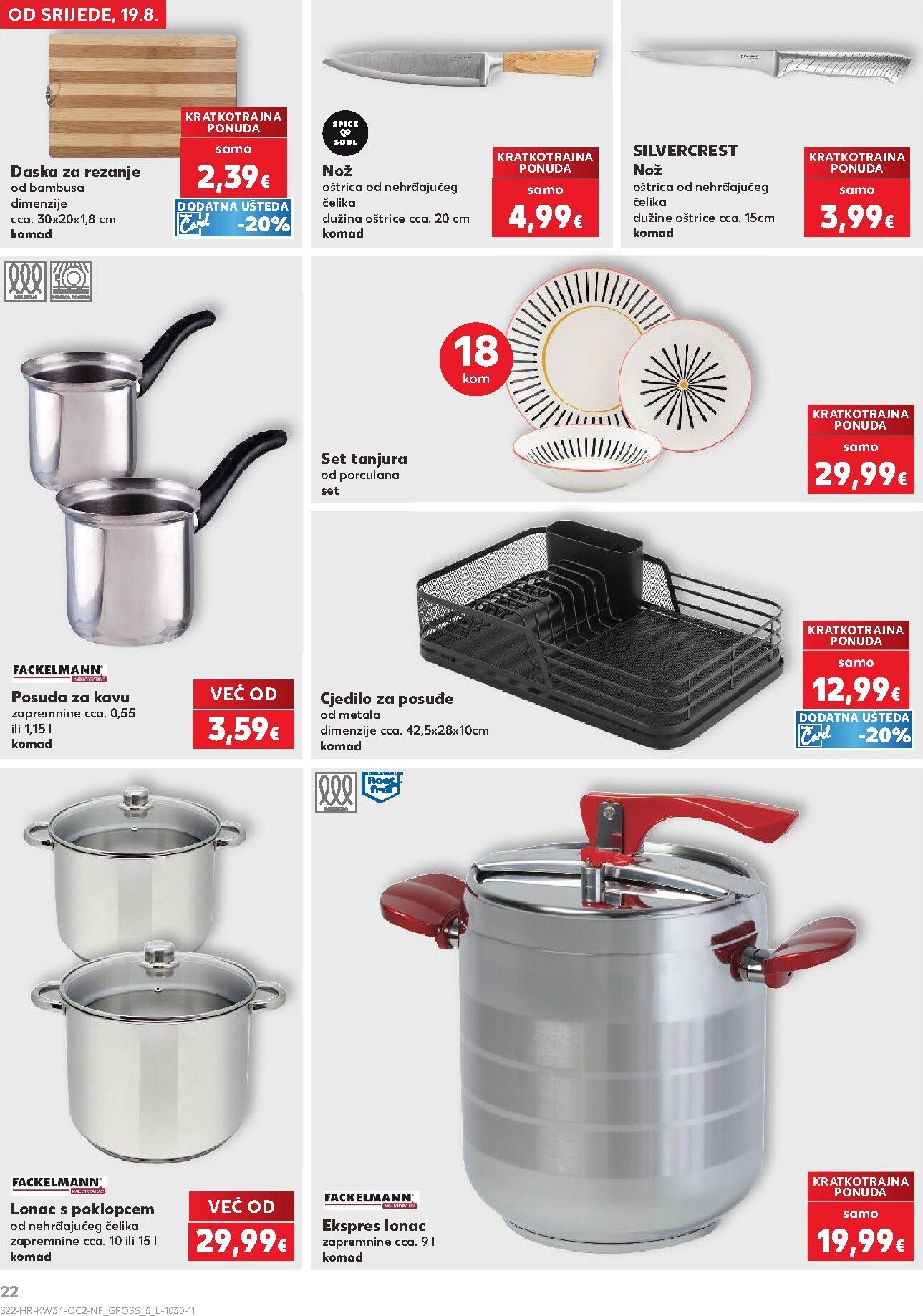 kaufland - Novi Kaufland - Neprehrambenih proizvoda katalog od srijede, 19.08.2026 do utorka, 25.08.2026 - page: 22