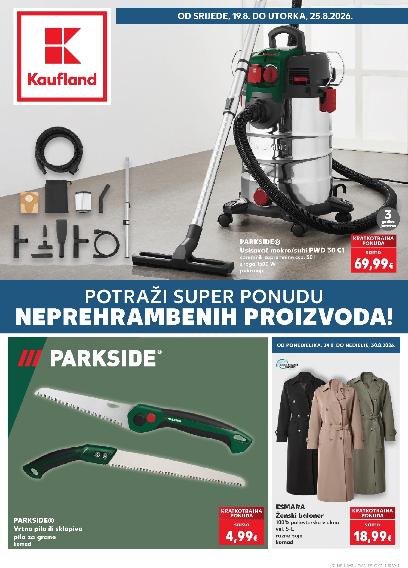 kaufland - Novi Kaufland - Neprehrambenih proizvoda katalog od srijede, 19.08.2026 do utorka, 25.08.2026