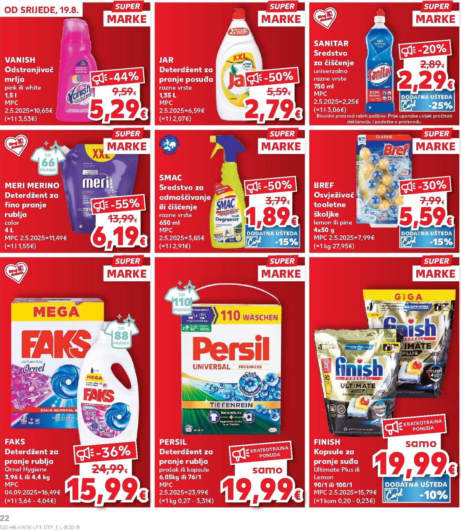 kaufland - Novi Kaufland katalog od srijede, 19.08.2026 do utorka, 25.08.2026 - page: 22