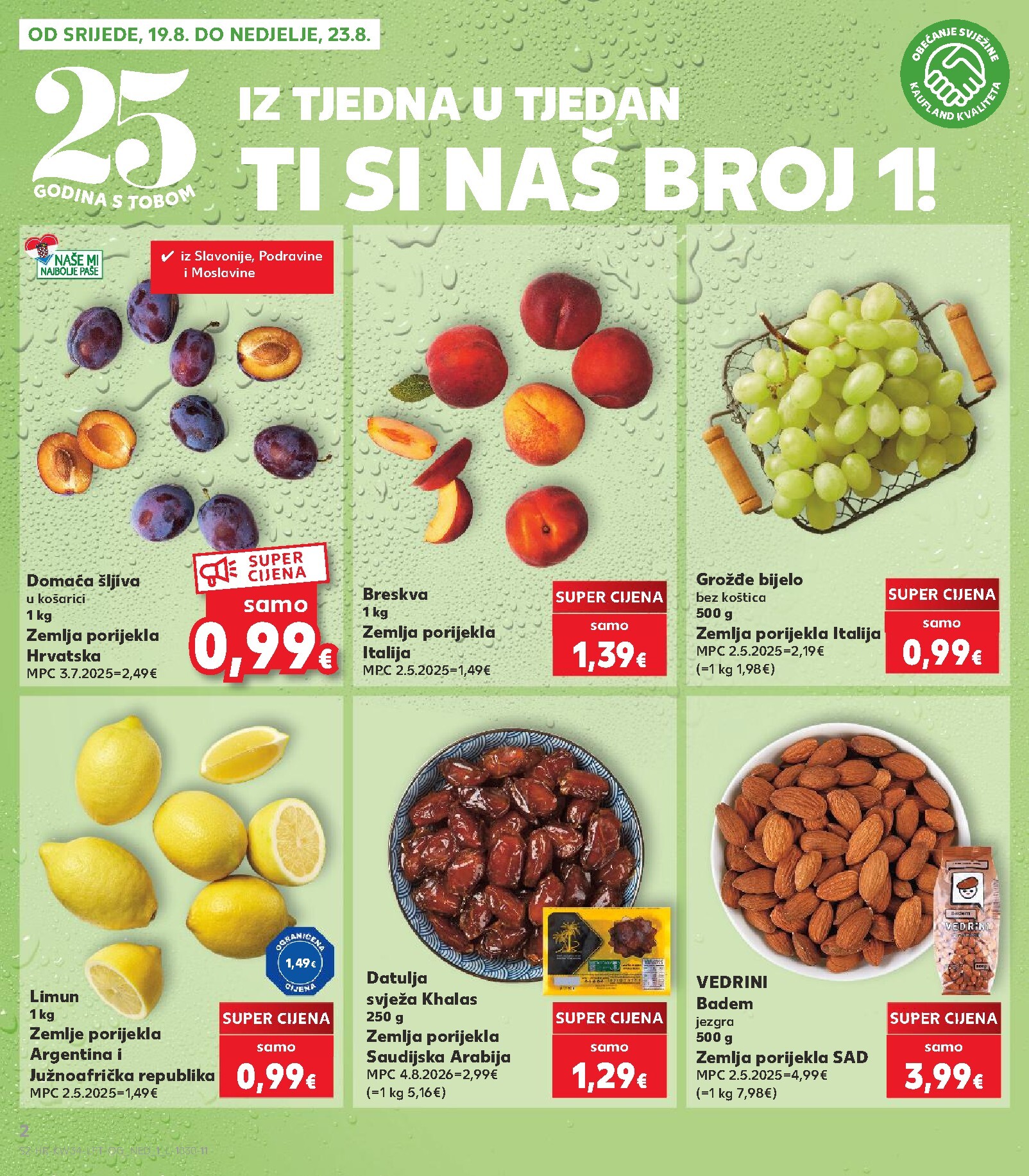 kaufland - Novi Kaufland katalog od srijede, 19.08.2026 do utorka, 25.08.2026 - page: 2
