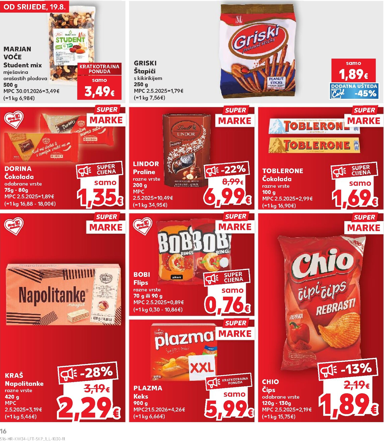 kaufland - Novi Kaufland katalog od srijede, 19.08.2026 do utorka, 25.08.2026 - page: 16