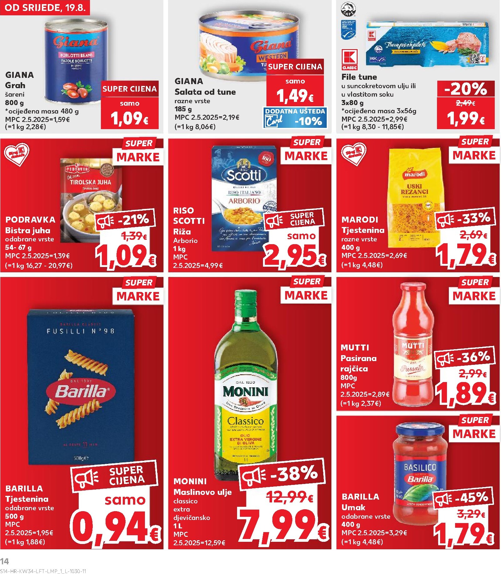 kaufland - Novi Kaufland katalog od srijede, 19.08.2026 do utorka, 25.08.2026 - page: 14