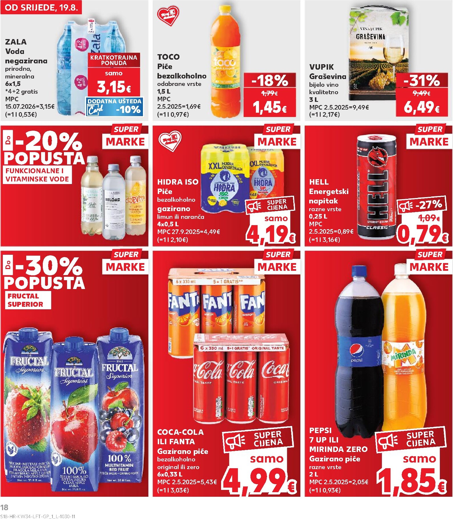 kaufland - Novi Kaufland katalog od srijede, 19.08.2026 do utorka, 25.08.2026 - page: 18