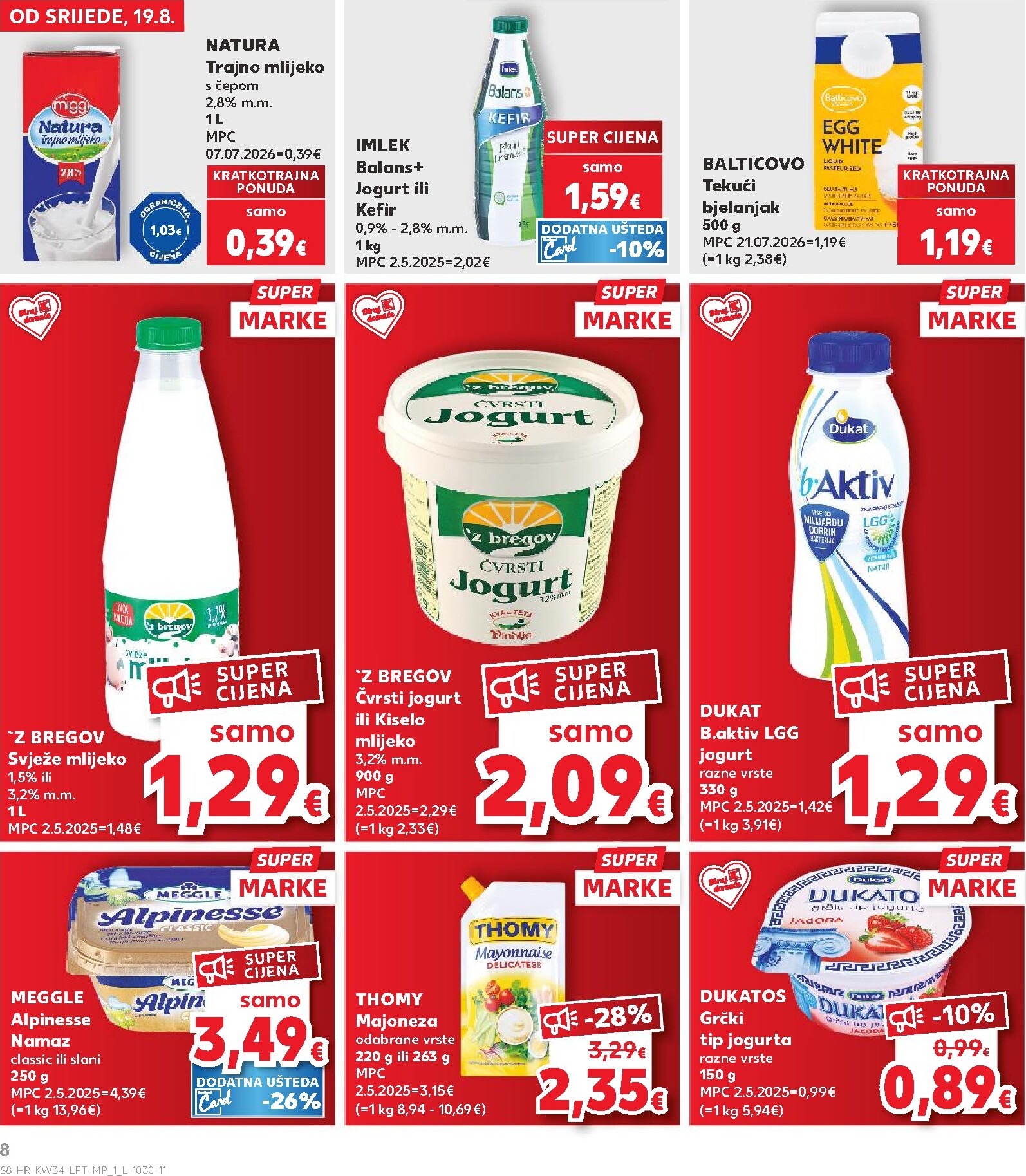 kaufland - Novi Kaufland katalog od srijede, 19.08.2026 do utorka, 25.08.2026 - page: 8