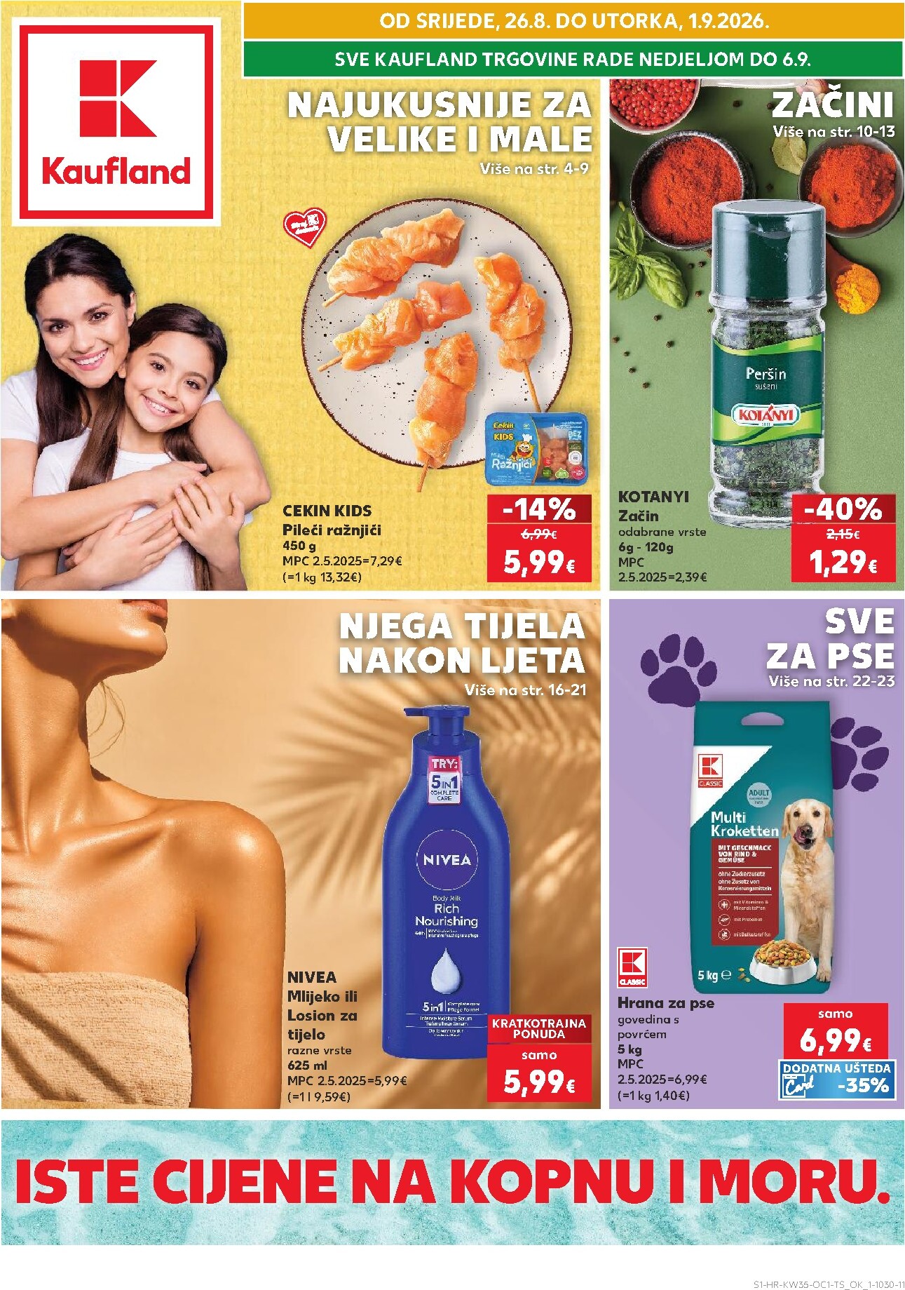 kaufland - Novi Kaufland katalog od srijede, 26.08.2026 do utorka, 01.09.2026