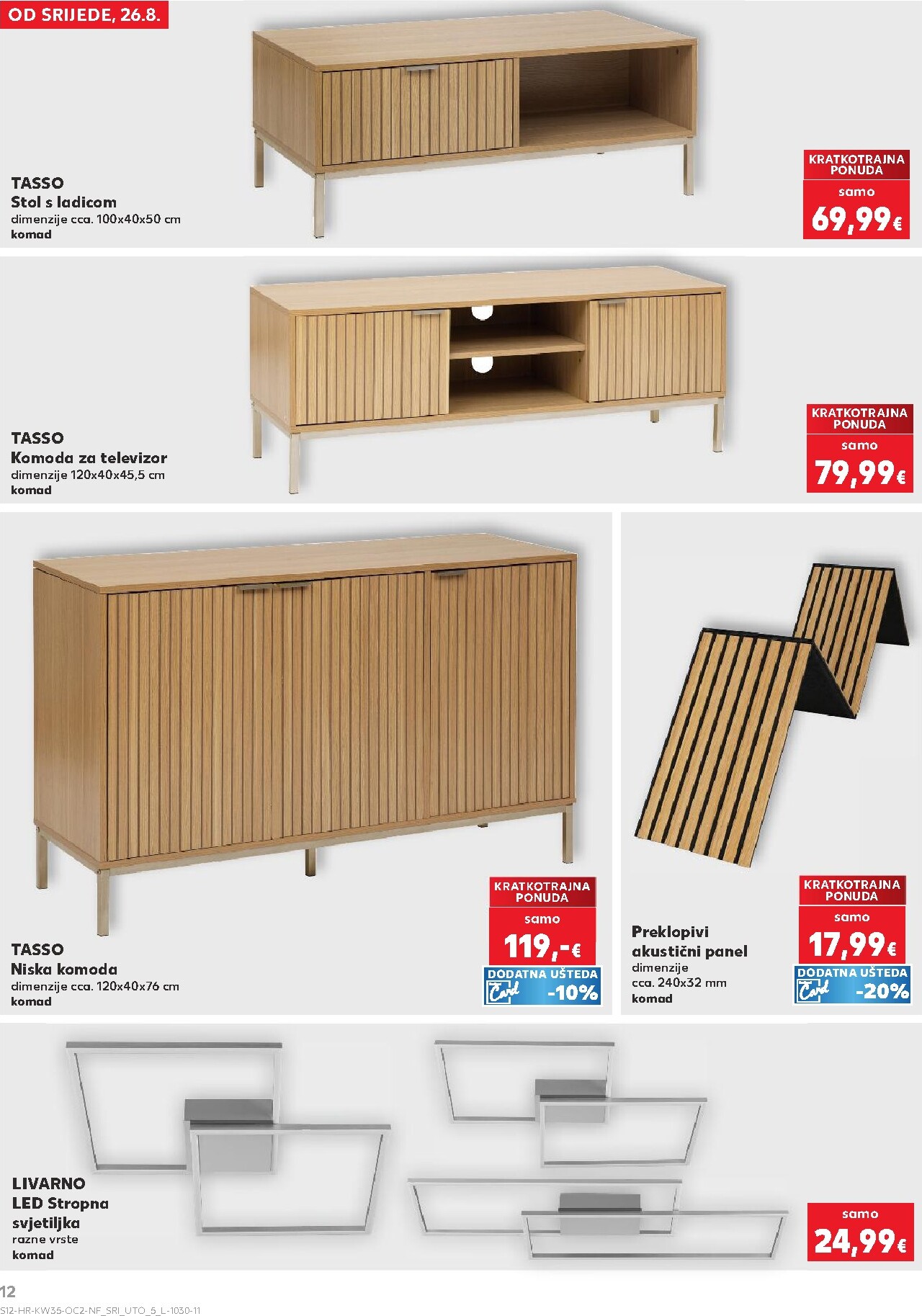 kaufland - Novi Kaufland - Neprehrambenih proizvoda katalog od srijede, 26.08.2026 do utorka, 01.09.2026 - page: 12