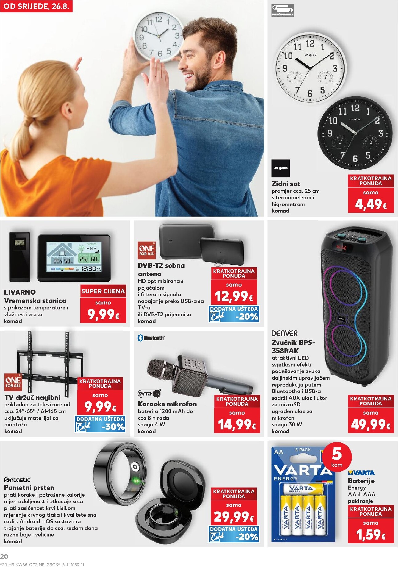 kaufland - Novi Kaufland - Neprehrambenih proizvoda katalog od srijede, 26.08.2026 do utorka, 01.09.2026 - page: 20
