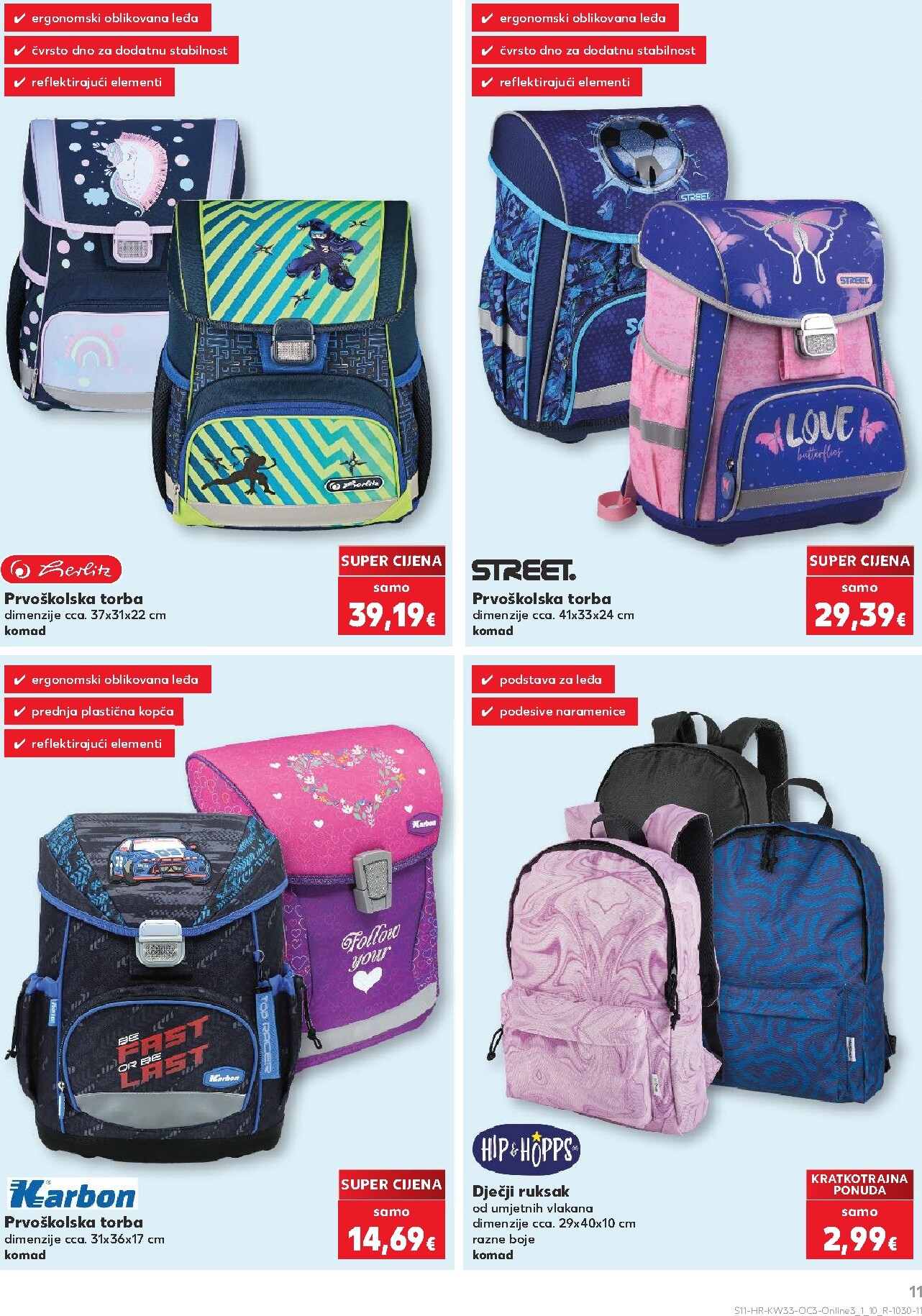 kaufland - Aktualni katalog Kaufland - Počinje škola od ponedjeljka, 10.08.2026 do nedjelje, 13.09.2026 - page: 11