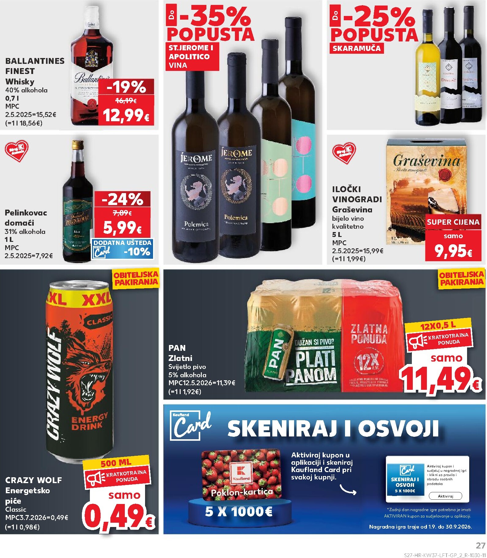 kaufland - Novi Kaufland katalog od srijede, 09.09.2026 do utorka, 15.09.2026 - page: 27