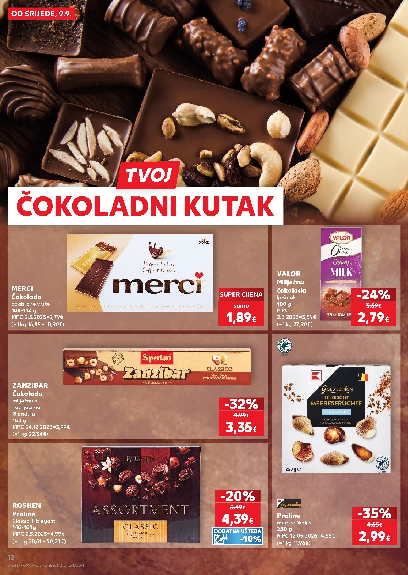kaufland - Novi Kaufland - Ti si naš broj 1 katalog od srijede, 09.09.2026 do utorka, 15.09.2026 - page: 12