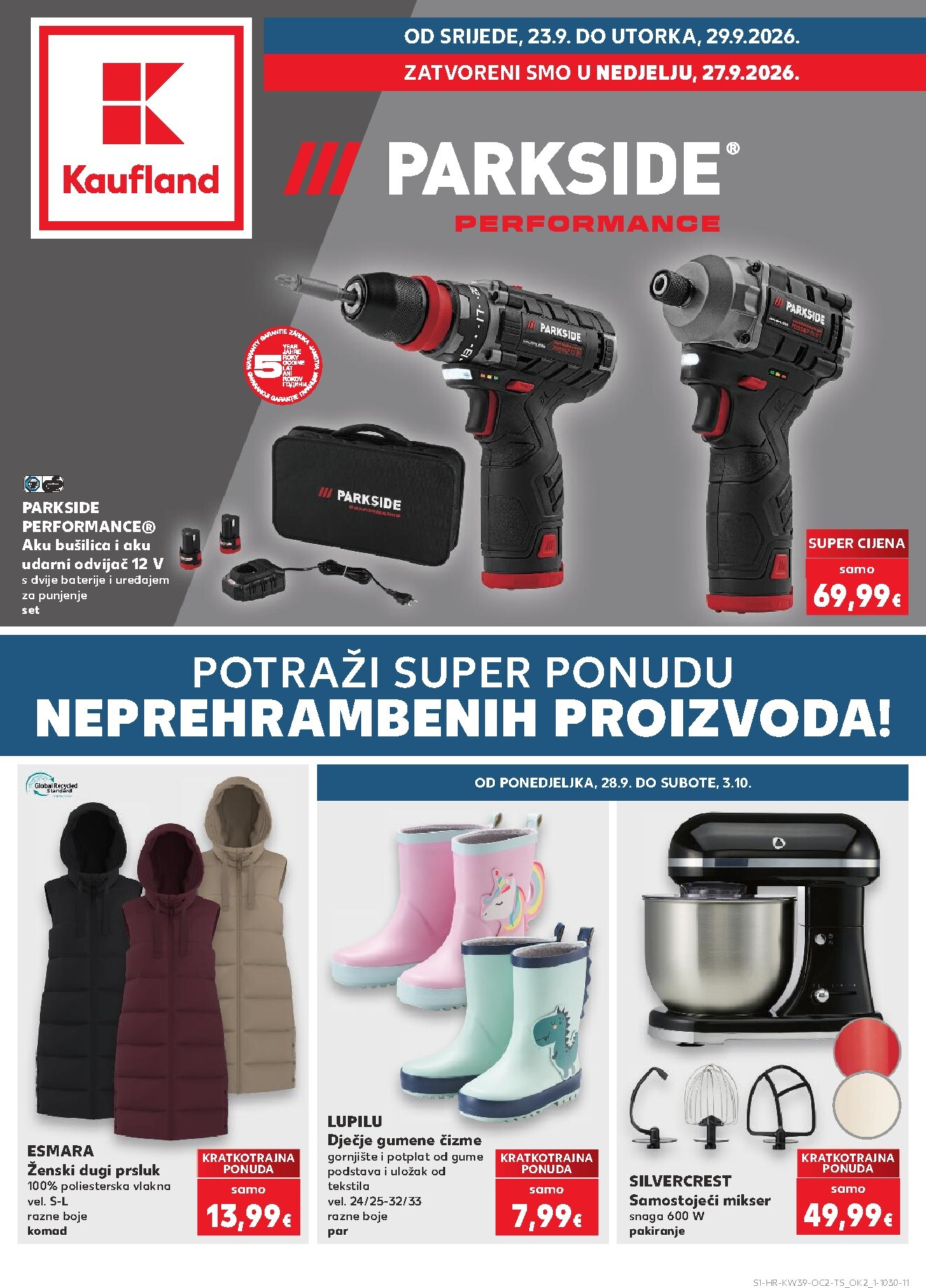 kaufland - Novi Kaufland katalog od srijede, 23.09.2026 do utorka, 29.09.2026