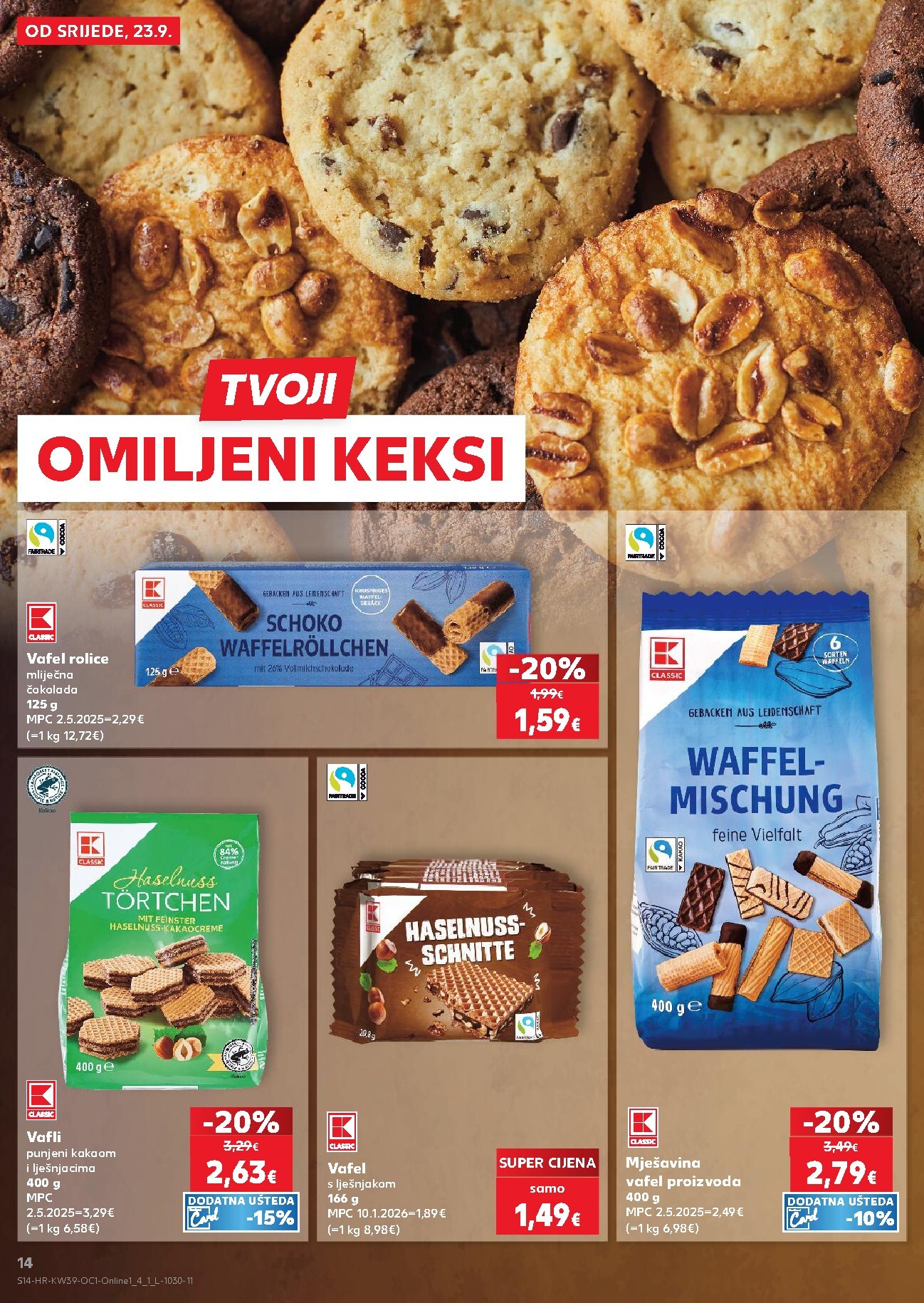 kaufland - Novi Kaufland - Ti si naš broj 1 katalog od srijede, 23.09.2026 do utorka, 29.09.2026 - page: 14