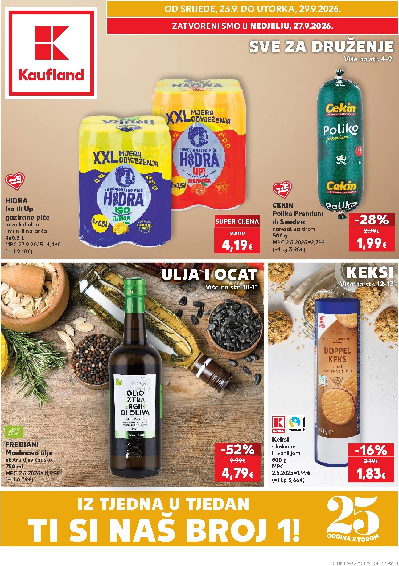 kaufland - Novi Kaufland - Ti si naš broj 1 katalog od srijede, 23.09.2026 do utorka, 29.09.2026