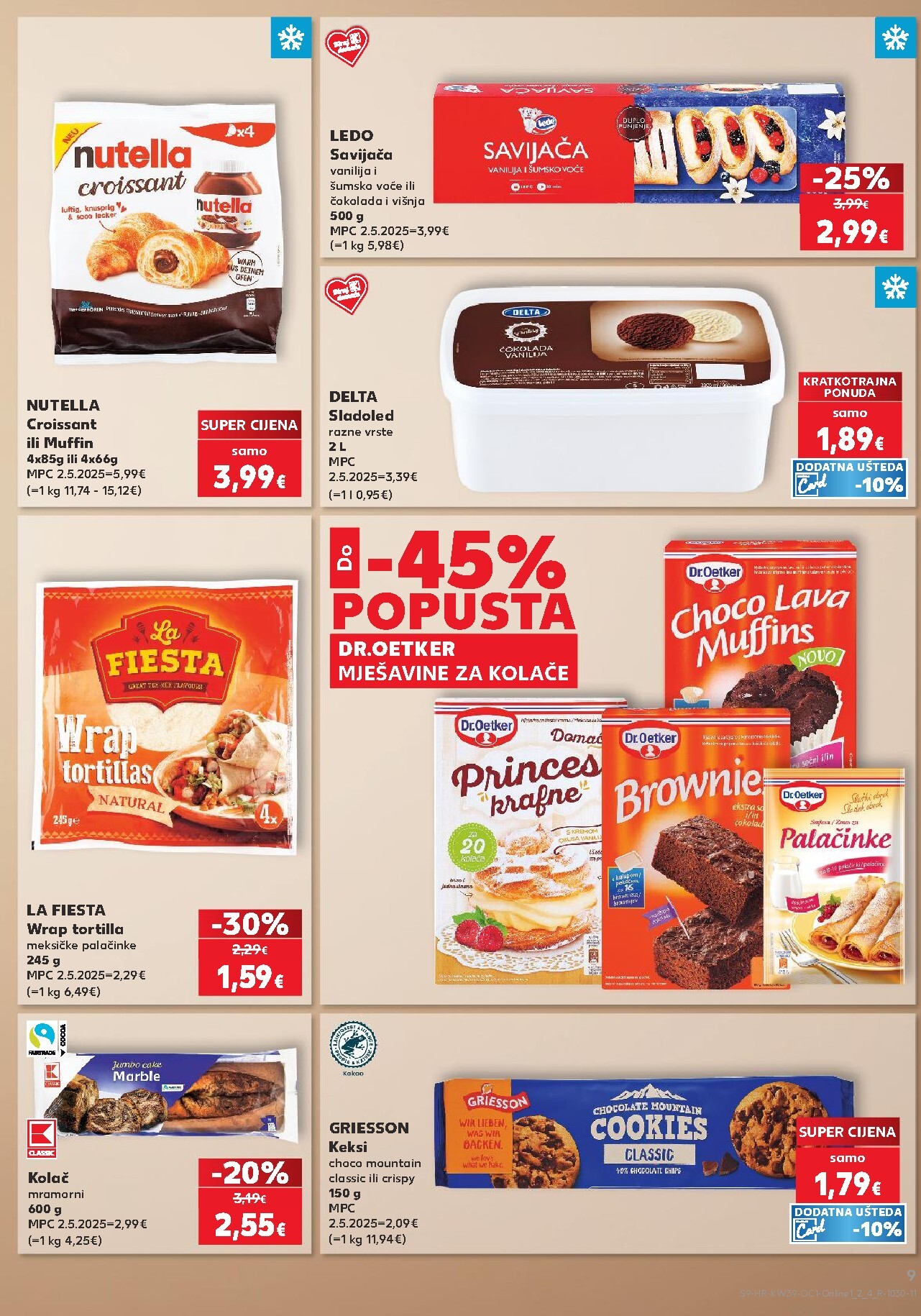 kaufland - Novi Kaufland - Ti si naš broj 1 katalog od srijede, 23.09.2026 do utorka, 29.09.2026 - page: 9