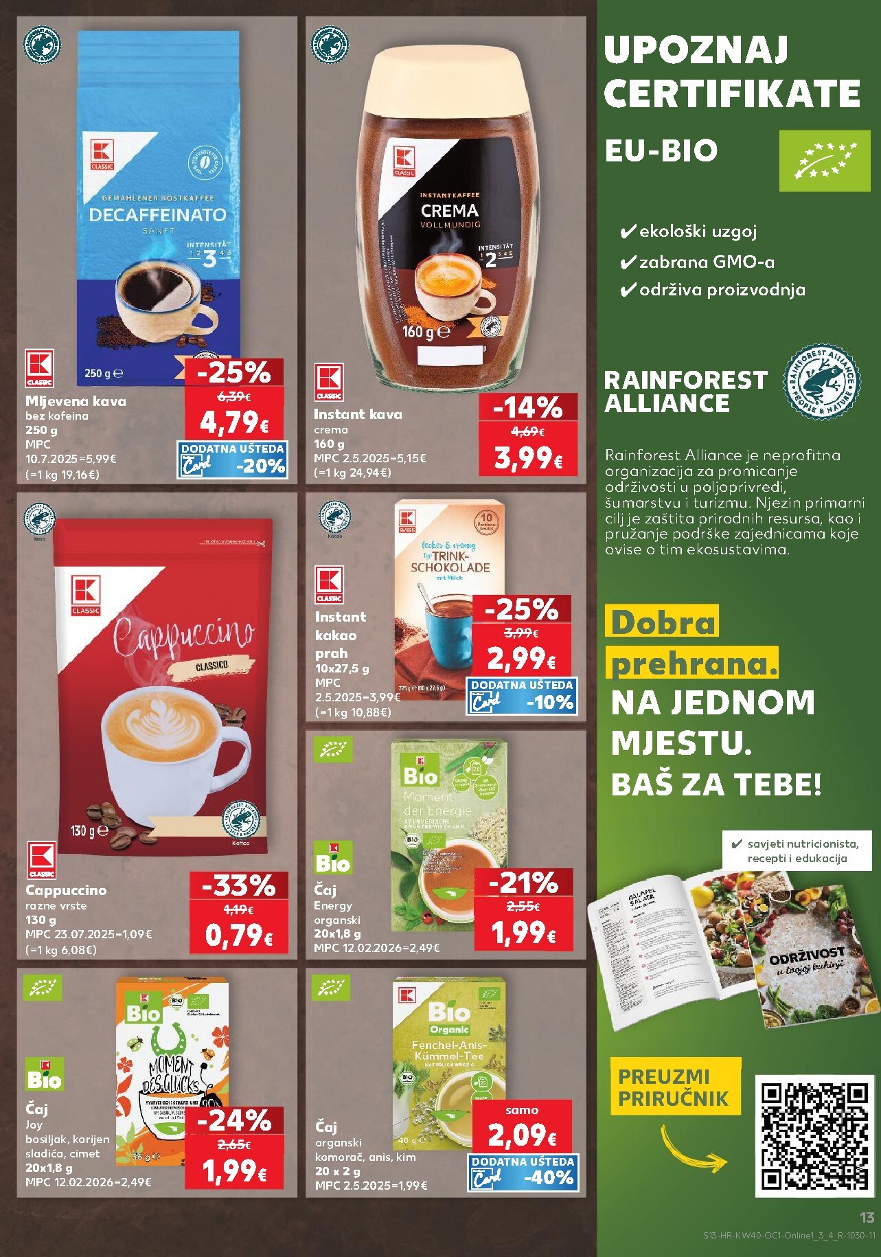 kaufland - Novi Kaufland - Ti si naš broj 1 katalog od srijede, 30.09.2026 do utorka, 06.10.2026 - page: 13