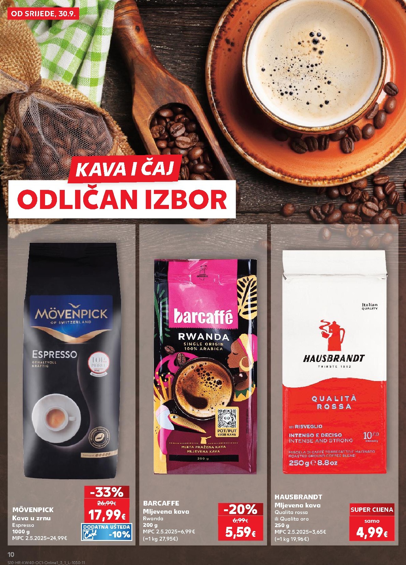 kaufland - Novi Kaufland - Ti si naš broj 1 katalog od srijede, 30.09.2026 do utorka, 06.10.2026 - page: 10