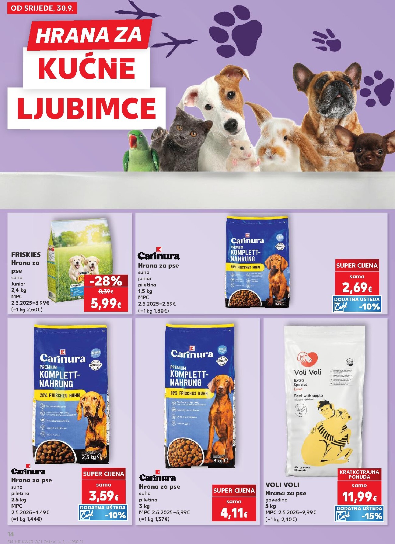 kaufland - Novi Kaufland - Ti si naš broj 1 katalog od srijede, 30.09.2026 do utorka, 06.10.2026 - page: 14
