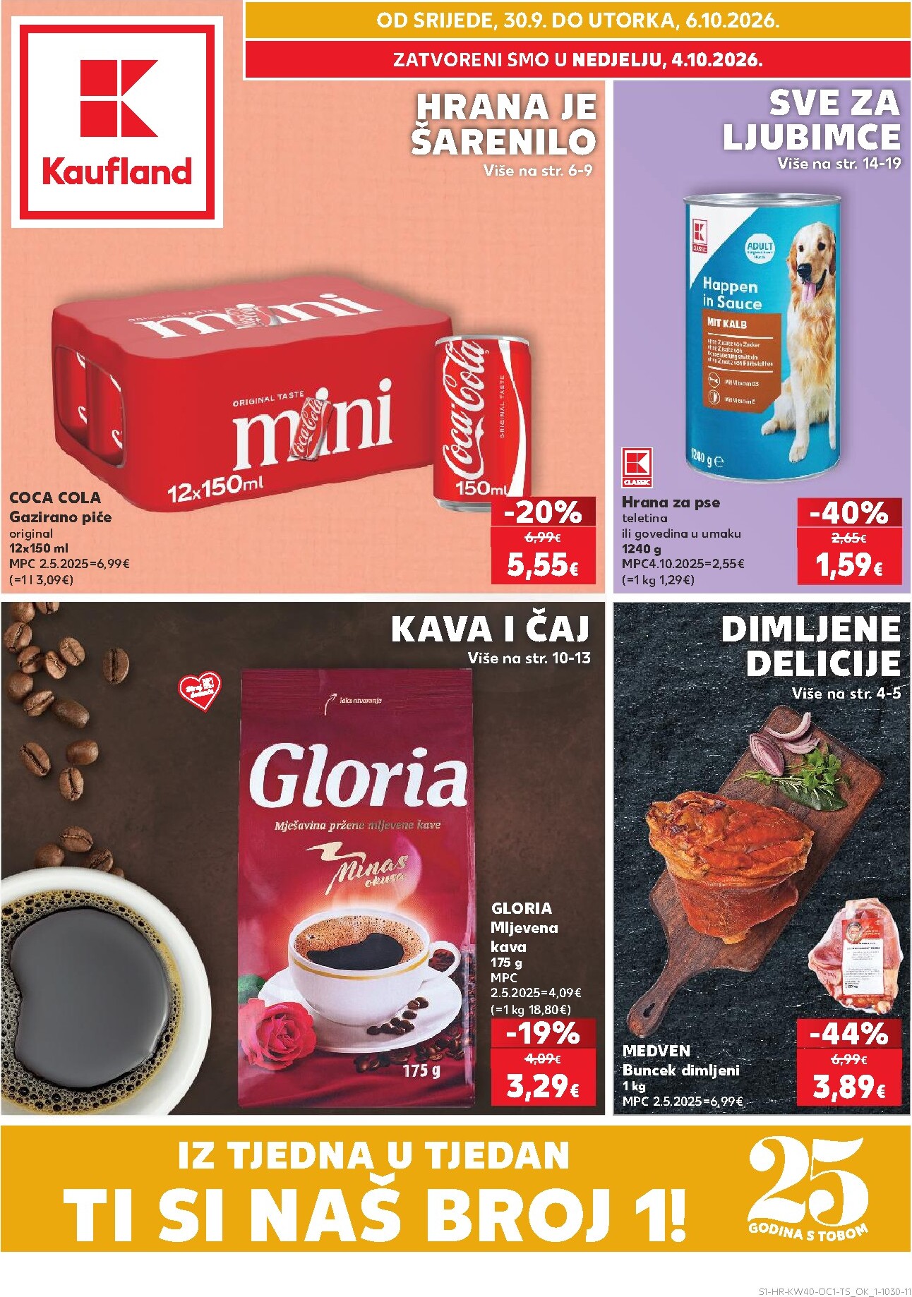 kaufland - Novi Kaufland - Ti si naš broj 1 katalog od srijede, 30.09.2026 do utorka, 06.10.2026