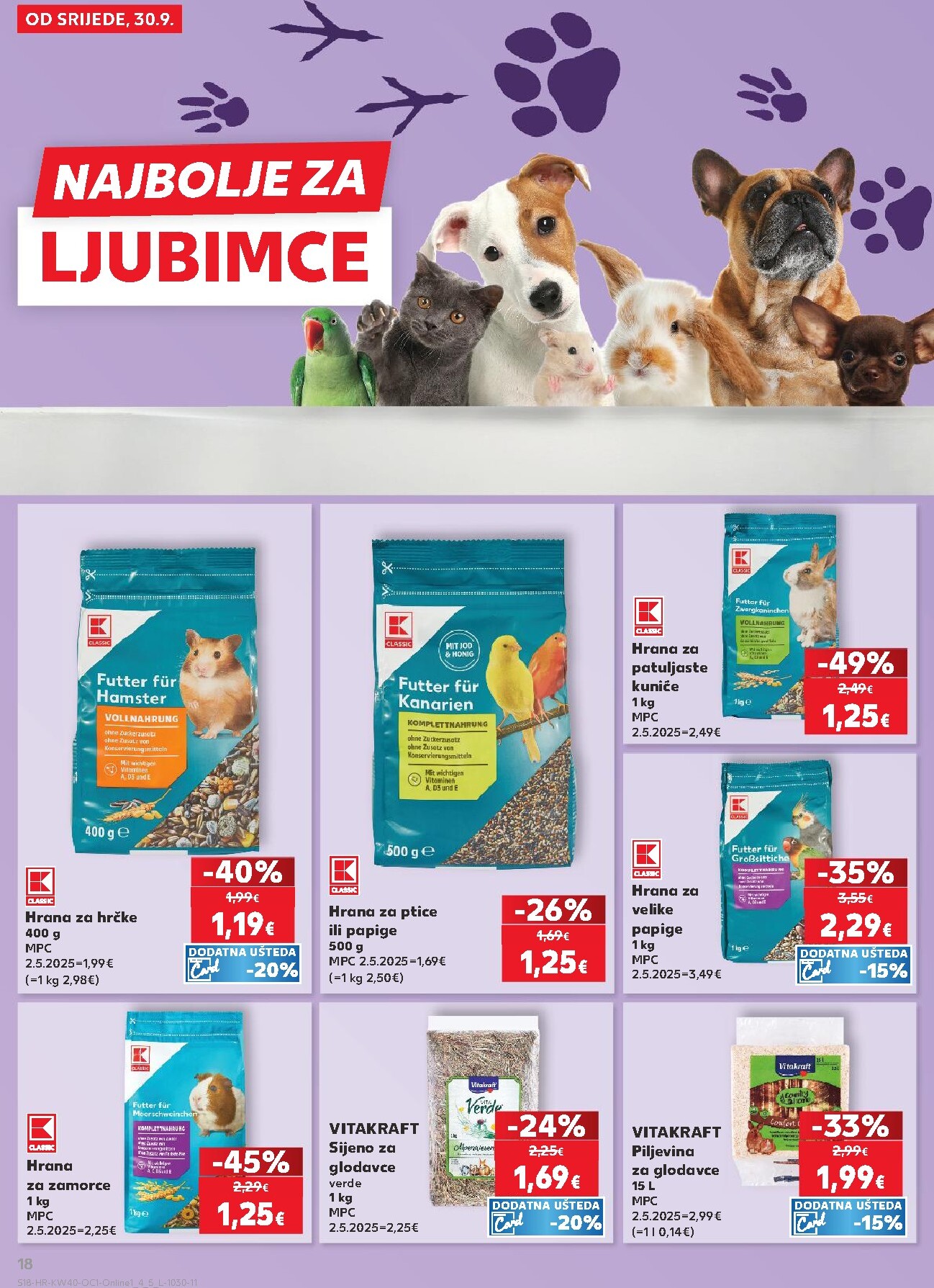 kaufland - Novi Kaufland - Ti si naš broj 1 katalog od srijede, 30.09.2026 do utorka, 06.10.2026 - page: 18