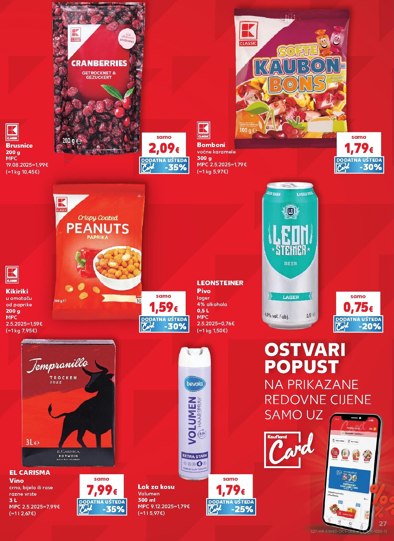 kaufland - Novi Kaufland - Ti si naš broj 1 katalog od srijede, 30.09.2026 do utorka, 06.10.2026 - page: 27