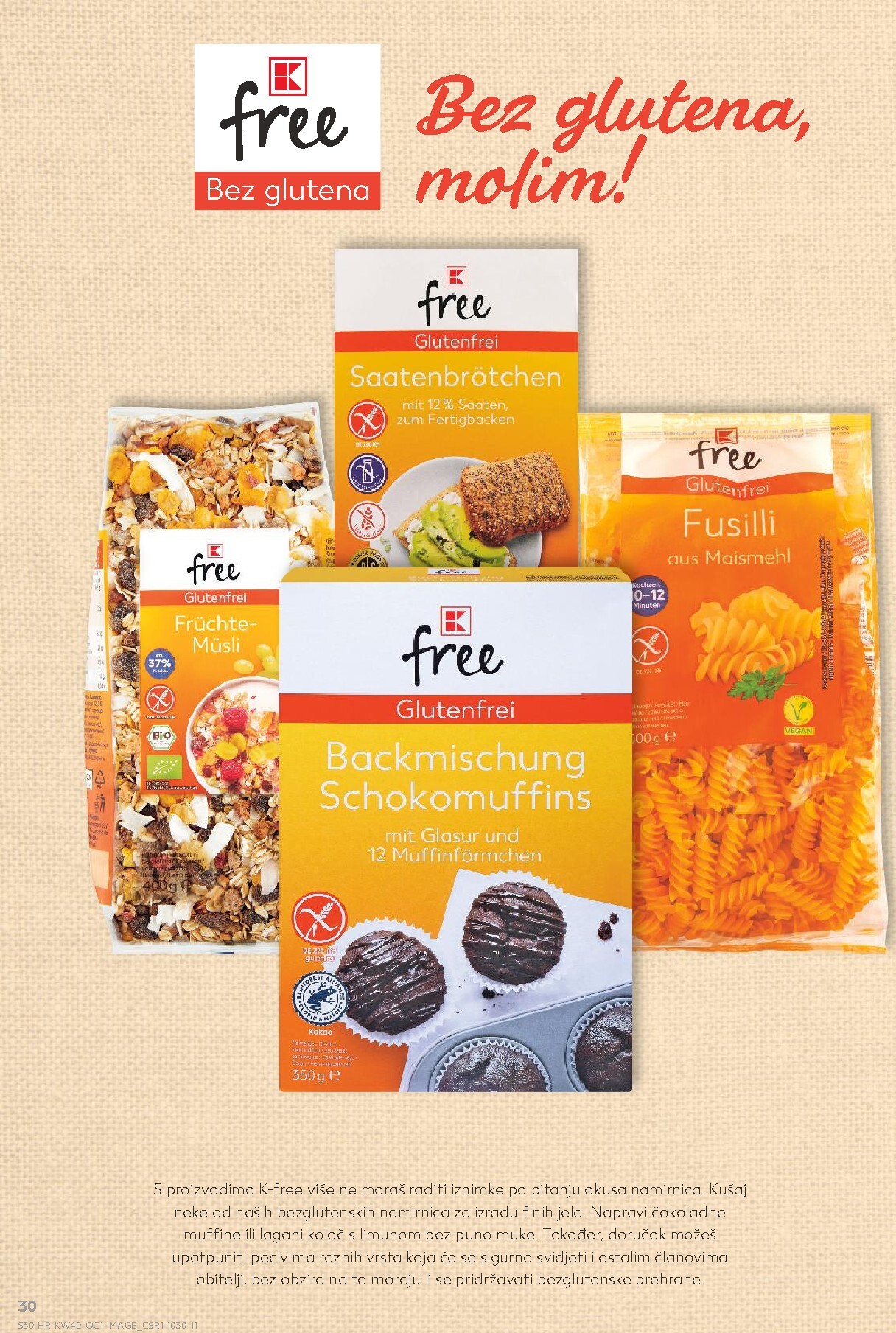 kaufland - Novi Kaufland - Ti si naš broj 1 katalog od srijede, 30.09.2026 do utorka, 06.10.2026 - page: 30