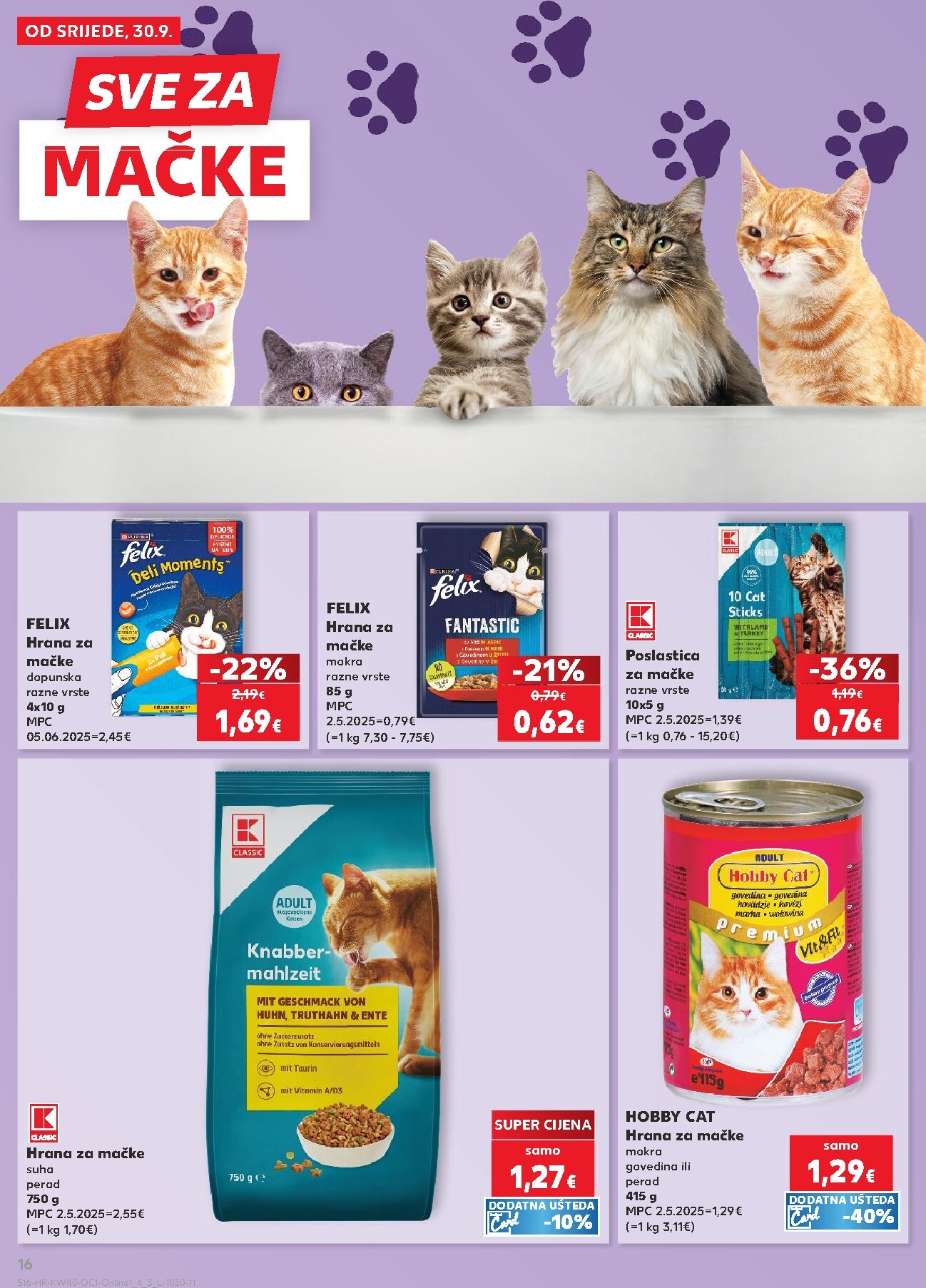 kaufland - Novi Kaufland - Ti si naš broj 1 katalog od srijede, 30.09.2026 do utorka, 06.10.2026 - page: 16