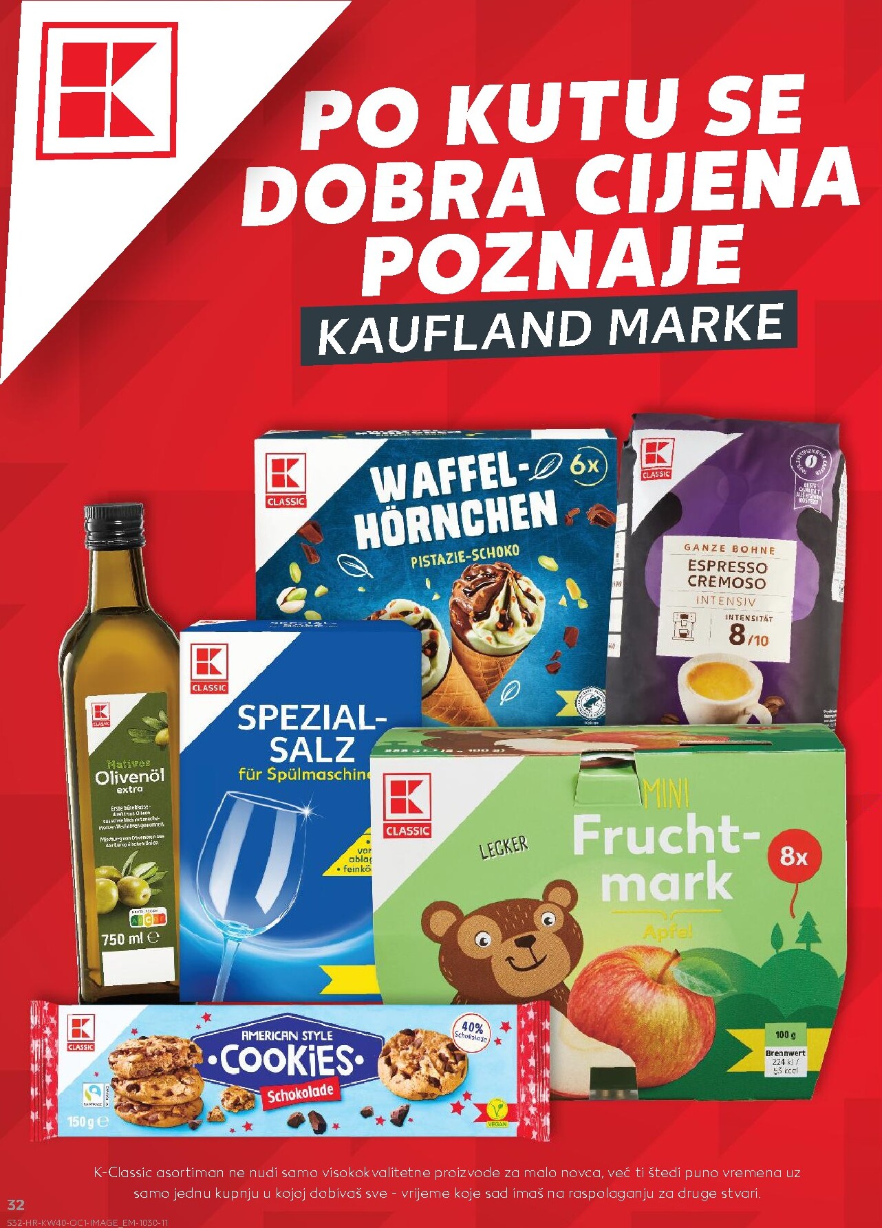 kaufland - Novi Kaufland - Ti si naš broj 1 katalog od srijede, 30.09.2026 do utorka, 06.10.2026 - page: 32