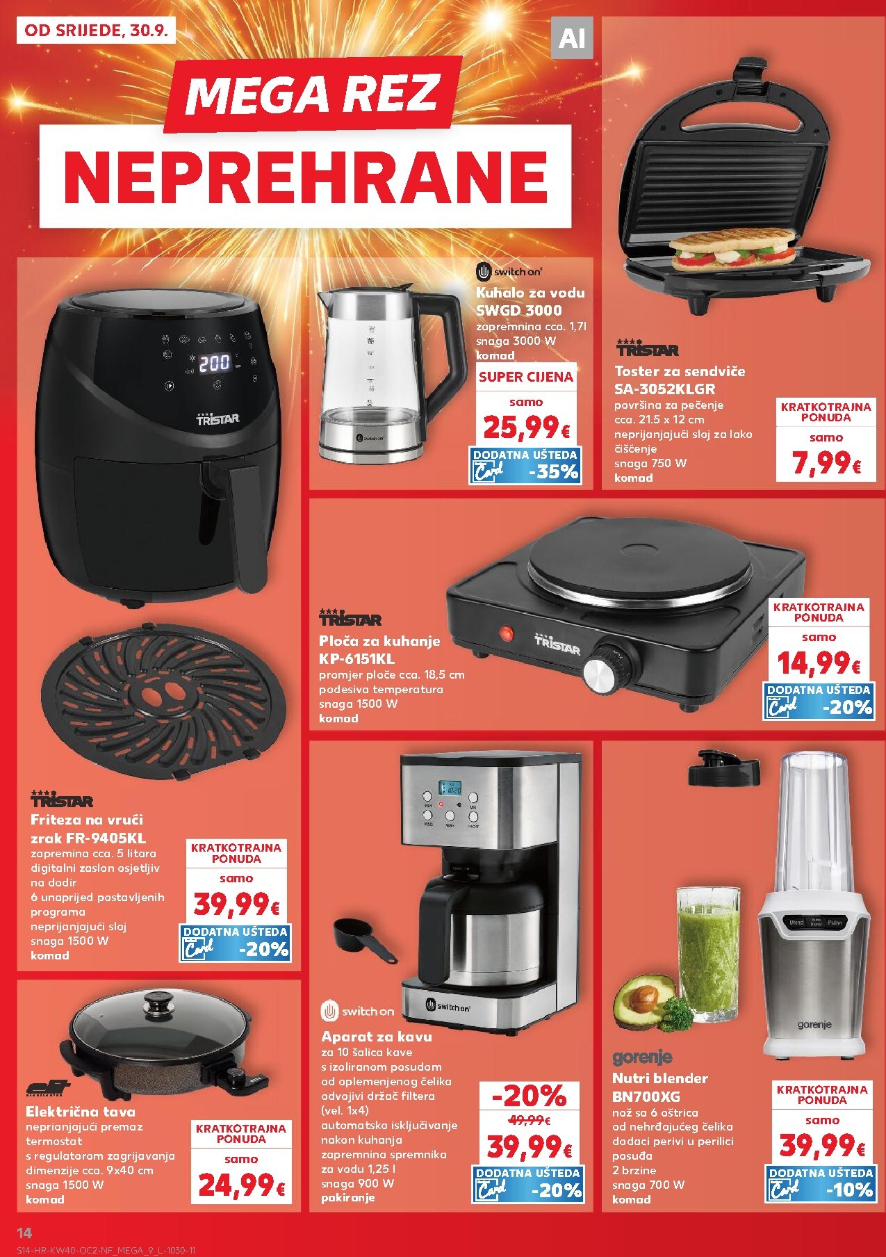 kaufland - Novi Kaufland - Neprehrambenih proizvoda katalog od srijede, 30.09.2026 do utorka, 06.10.2026 - page: 14