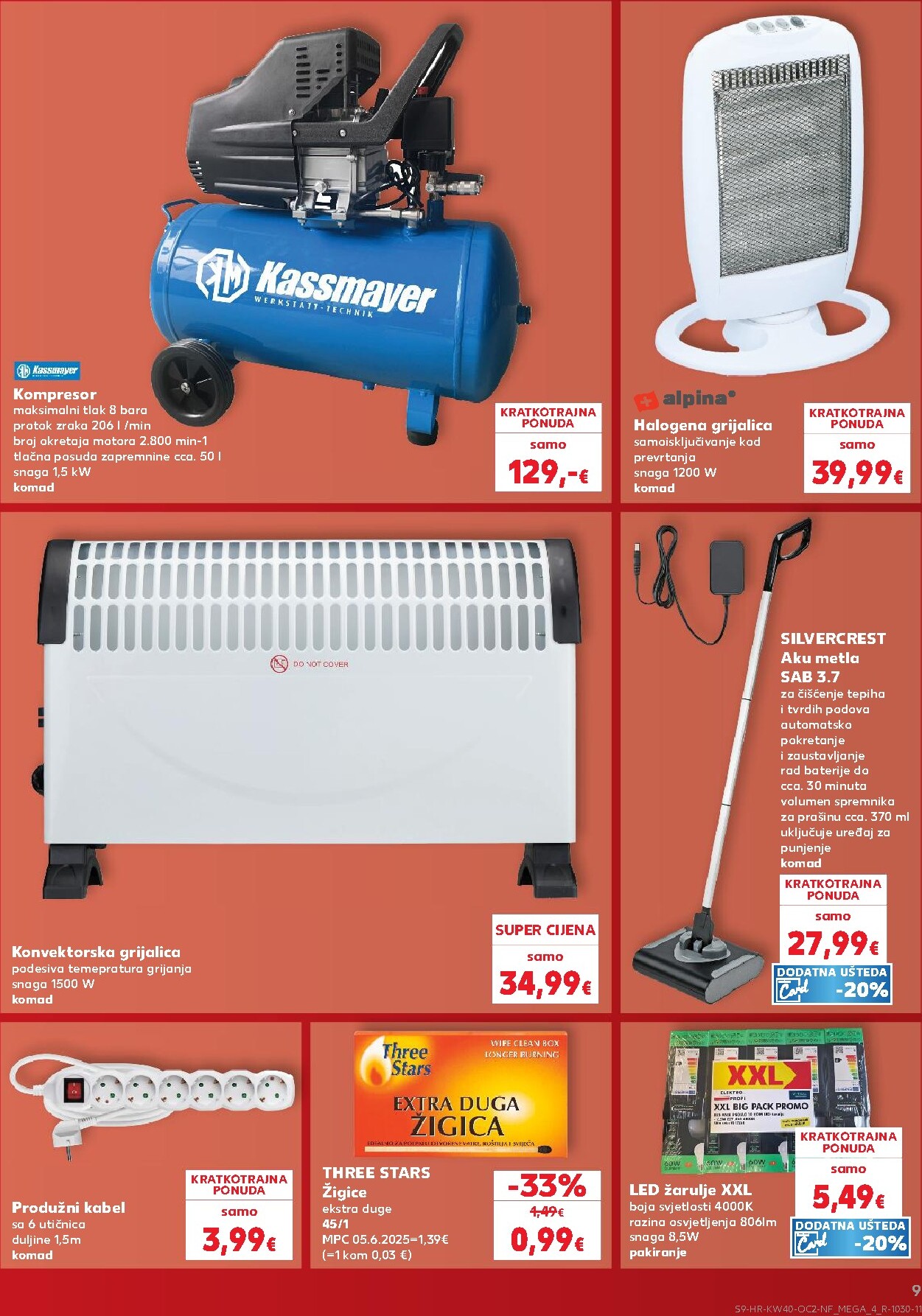 kaufland - Novi Kaufland - Neprehrambenih proizvoda katalog od srijede, 30.09.2026 do utorka, 06.10.2026 - page: 9