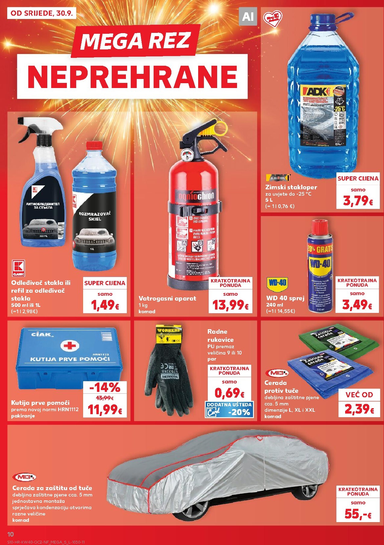 kaufland - Novi Kaufland - Neprehrambenih proizvoda katalog od srijede, 30.09.2026 do utorka, 06.10.2026 - page: 10