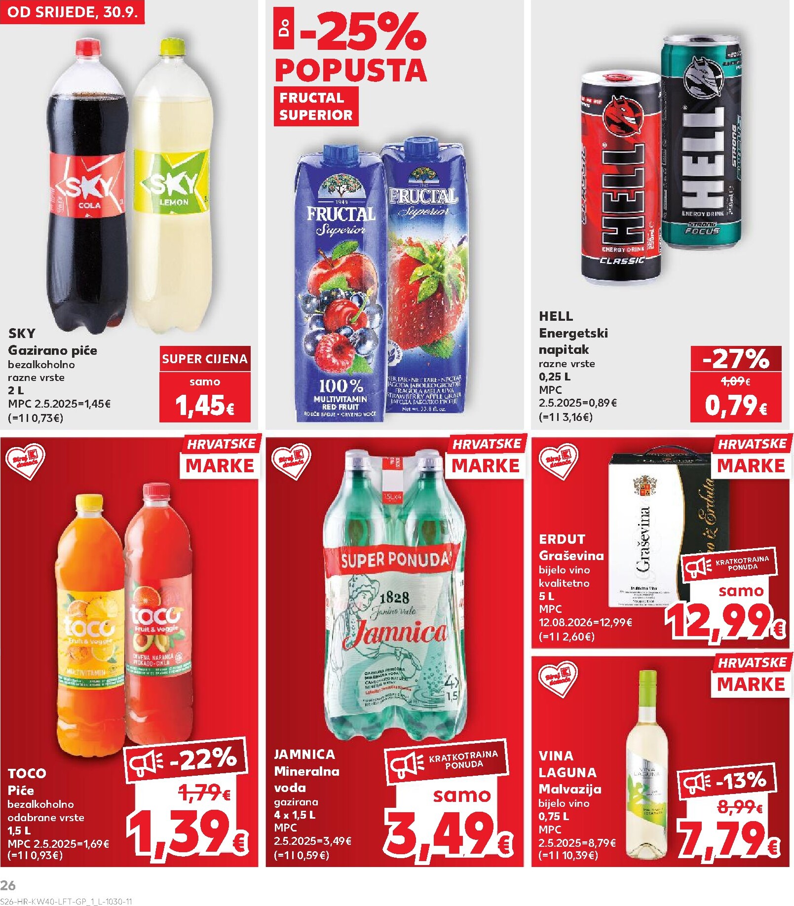 kaufland - Novi Kaufland katalog od srijede, 30.09.2026 do utorka, 06.10.2026 - page: 26