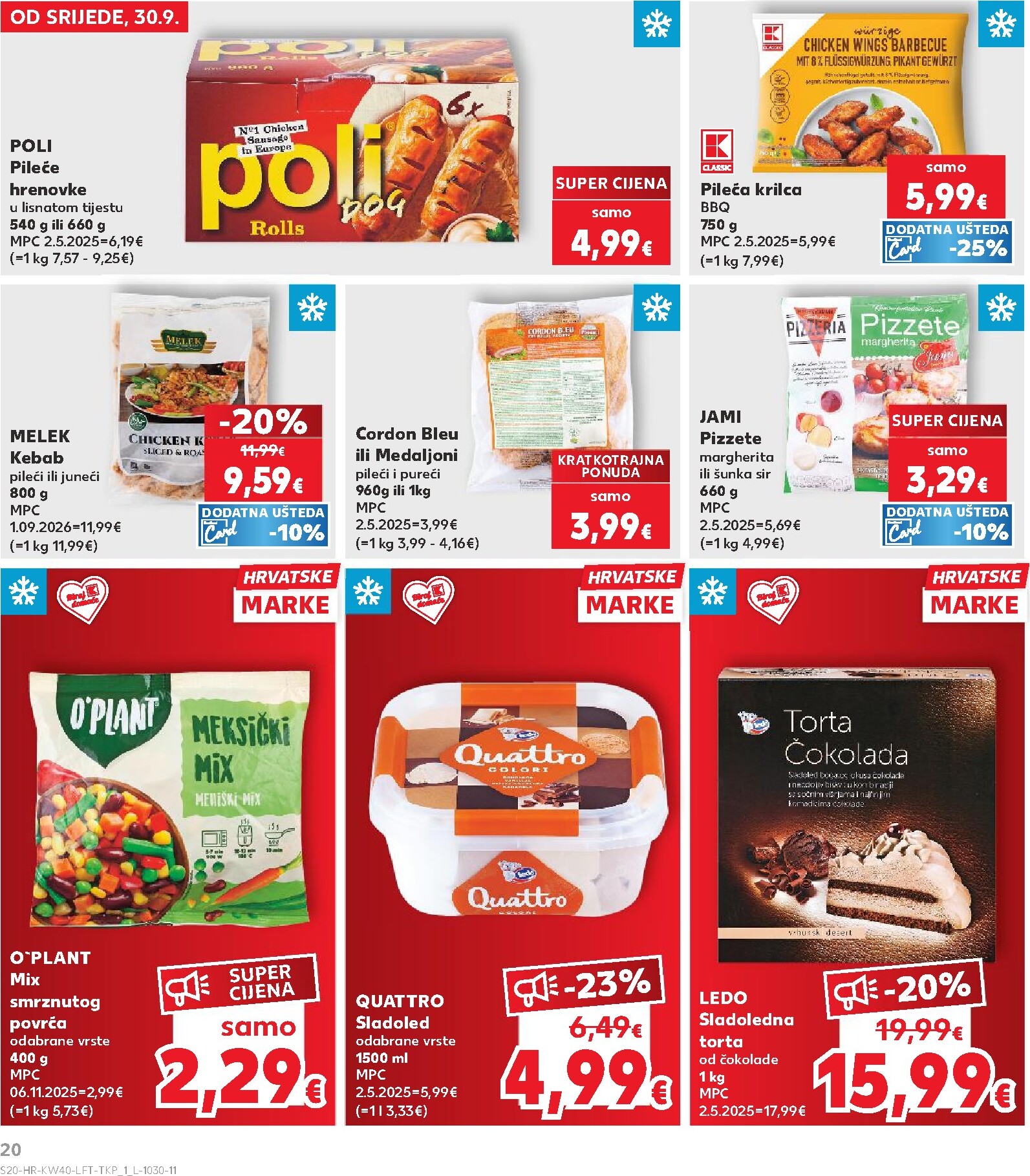 kaufland - Novi Kaufland katalog od srijede, 30.09.2026 do utorka, 06.10.2026 - page: 20