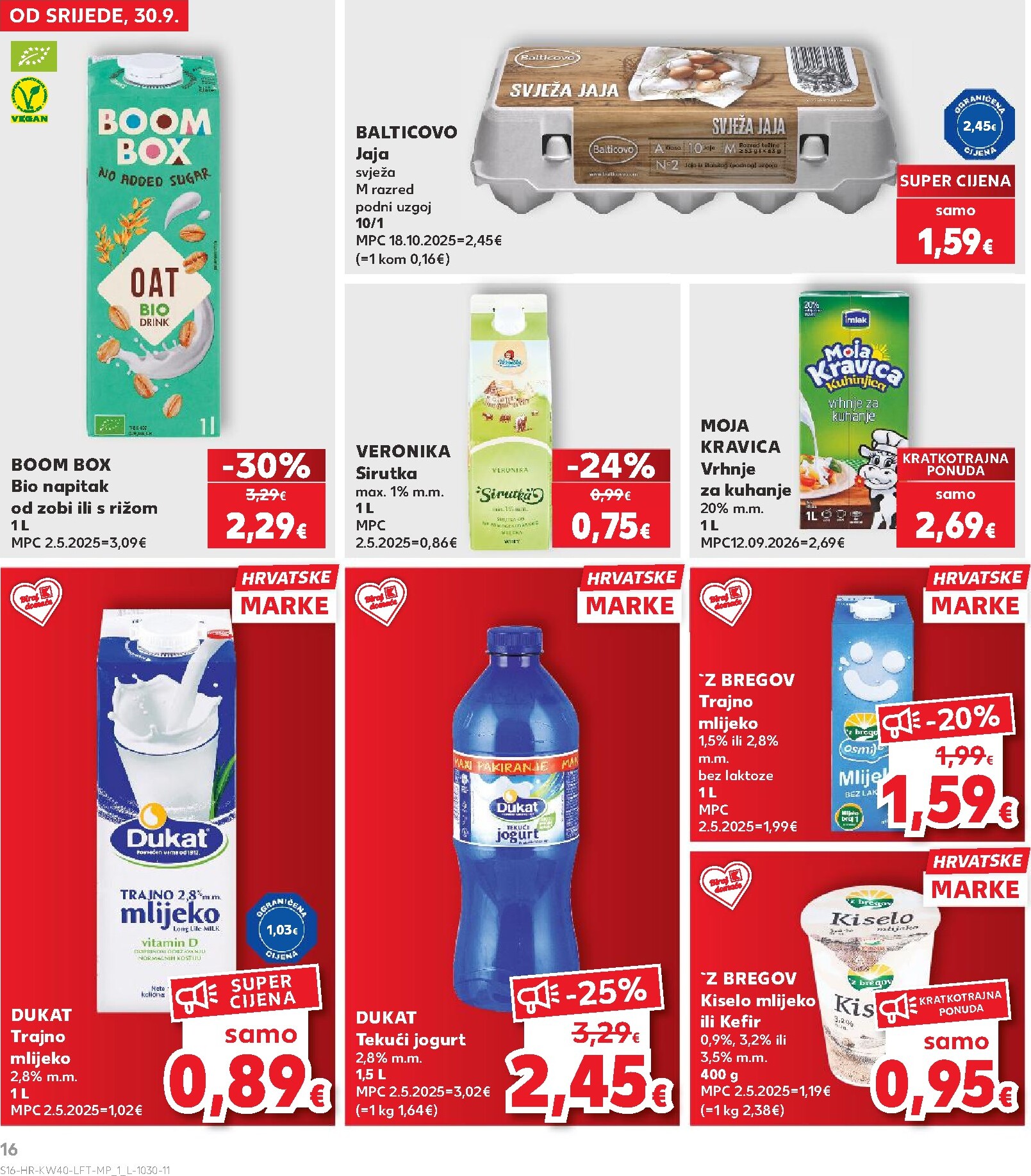 kaufland - Novi Kaufland katalog od srijede, 30.09.2026 do utorka, 06.10.2026 - page: 16
