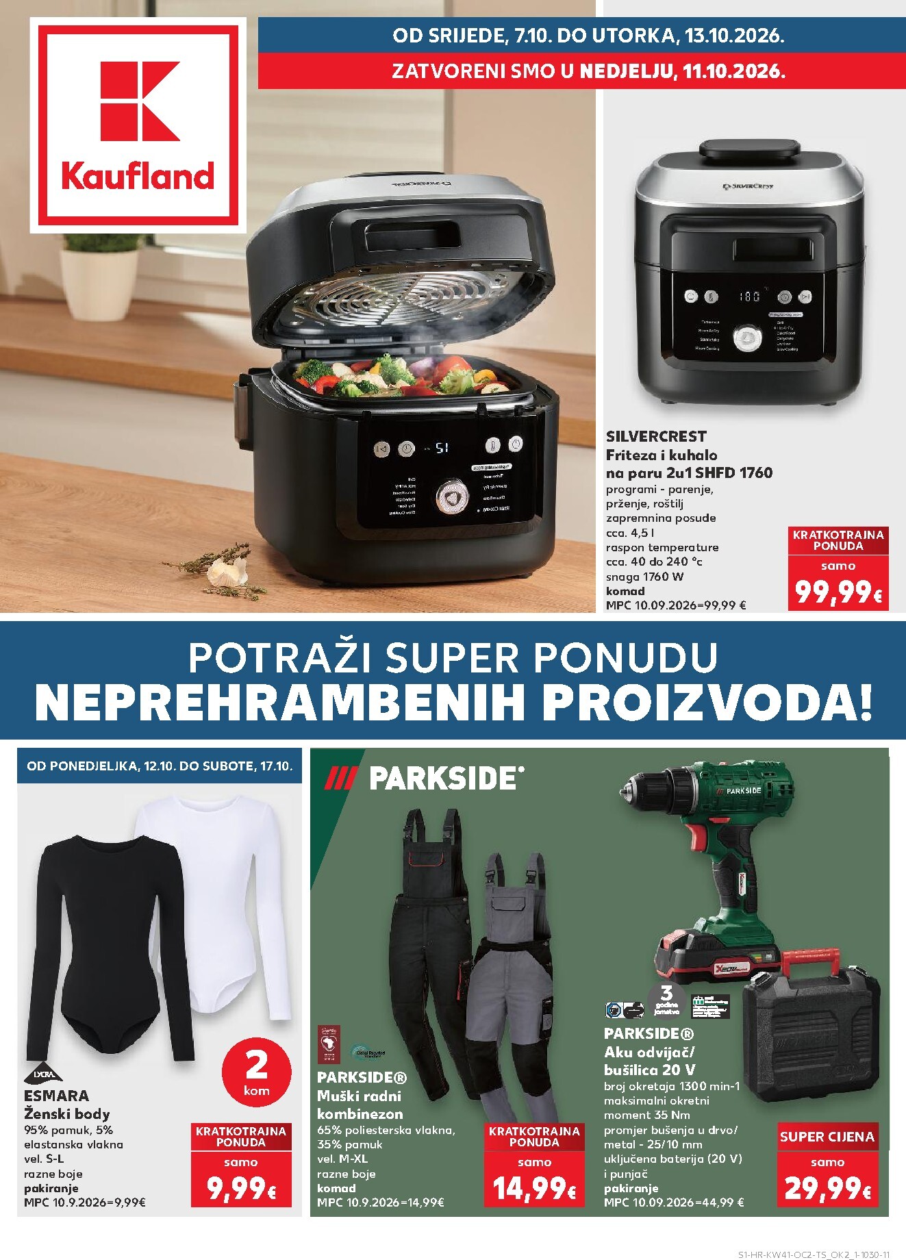 kaufland - Novi Kaufland katalog od srijede, 07.10.2026 do utorka, 13.10.2026