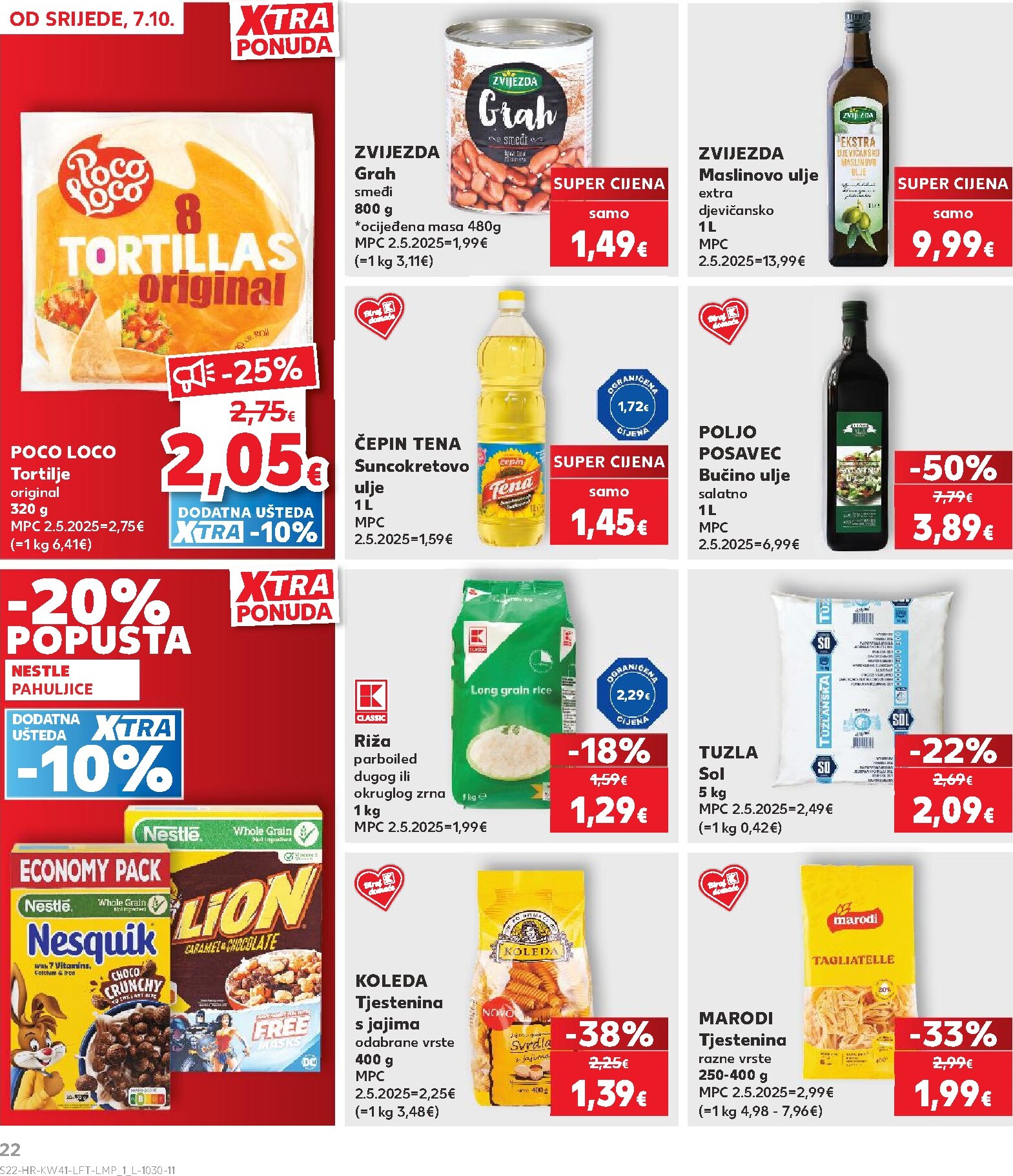 kaufland - Novi Kaufland - Xtra katalog od srijede, 07.10.2026 do utorka, 13.10.2026 - page: 22