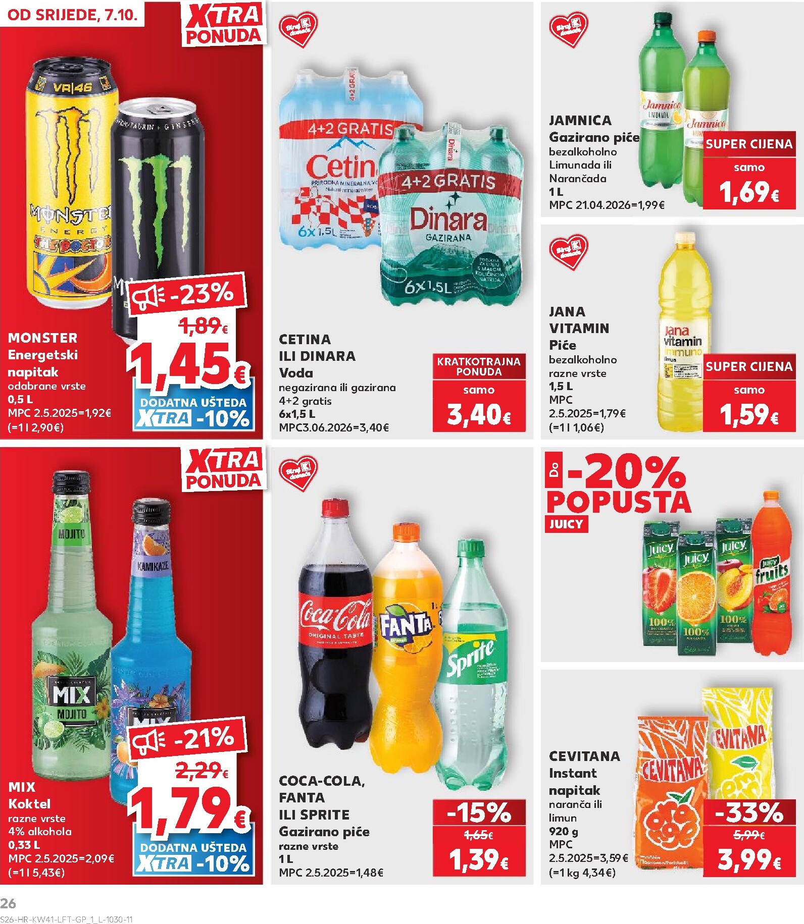 kaufland - Novi Kaufland - Xtra katalog od srijede, 07.10.2026 do utorka, 13.10.2026 - page: 26