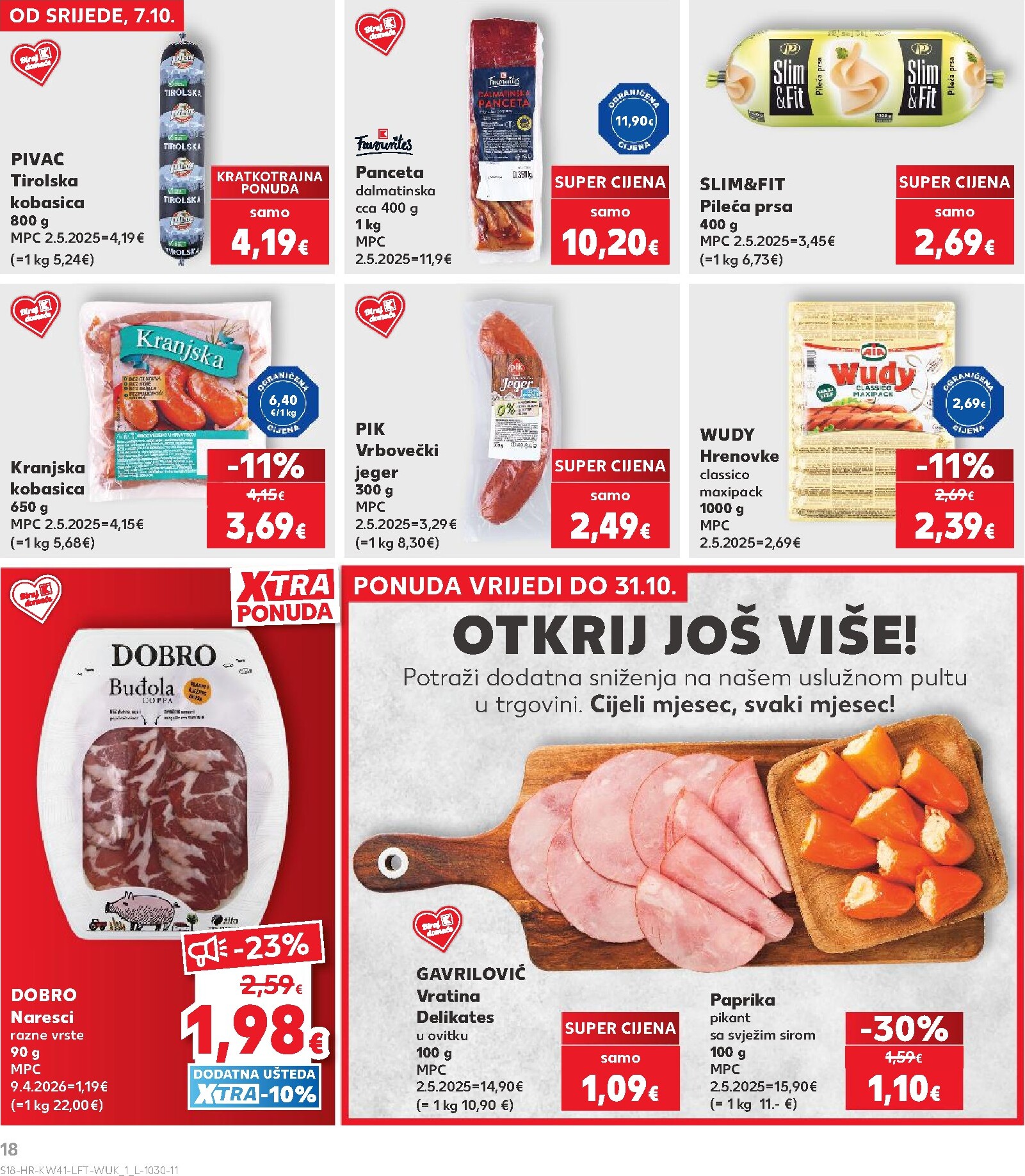 kaufland - Novi Kaufland - Xtra katalog od srijede, 07.10.2026 do utorka, 13.10.2026 - page: 18