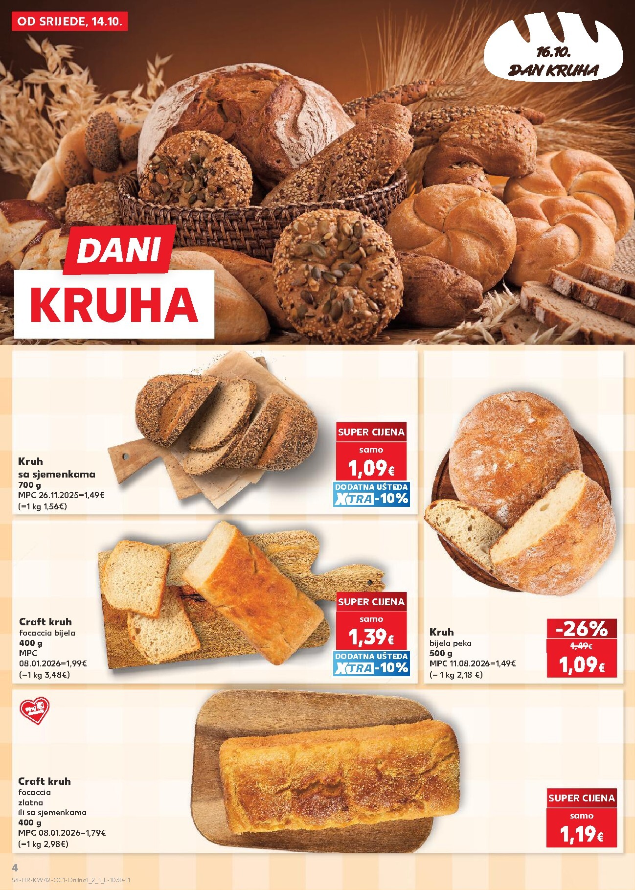 kaufland - Novi Kaufland - Ti si naš broj 1 katalog od srijede, 14.10.2026 do utorka, 20.10.2026 - page: 4