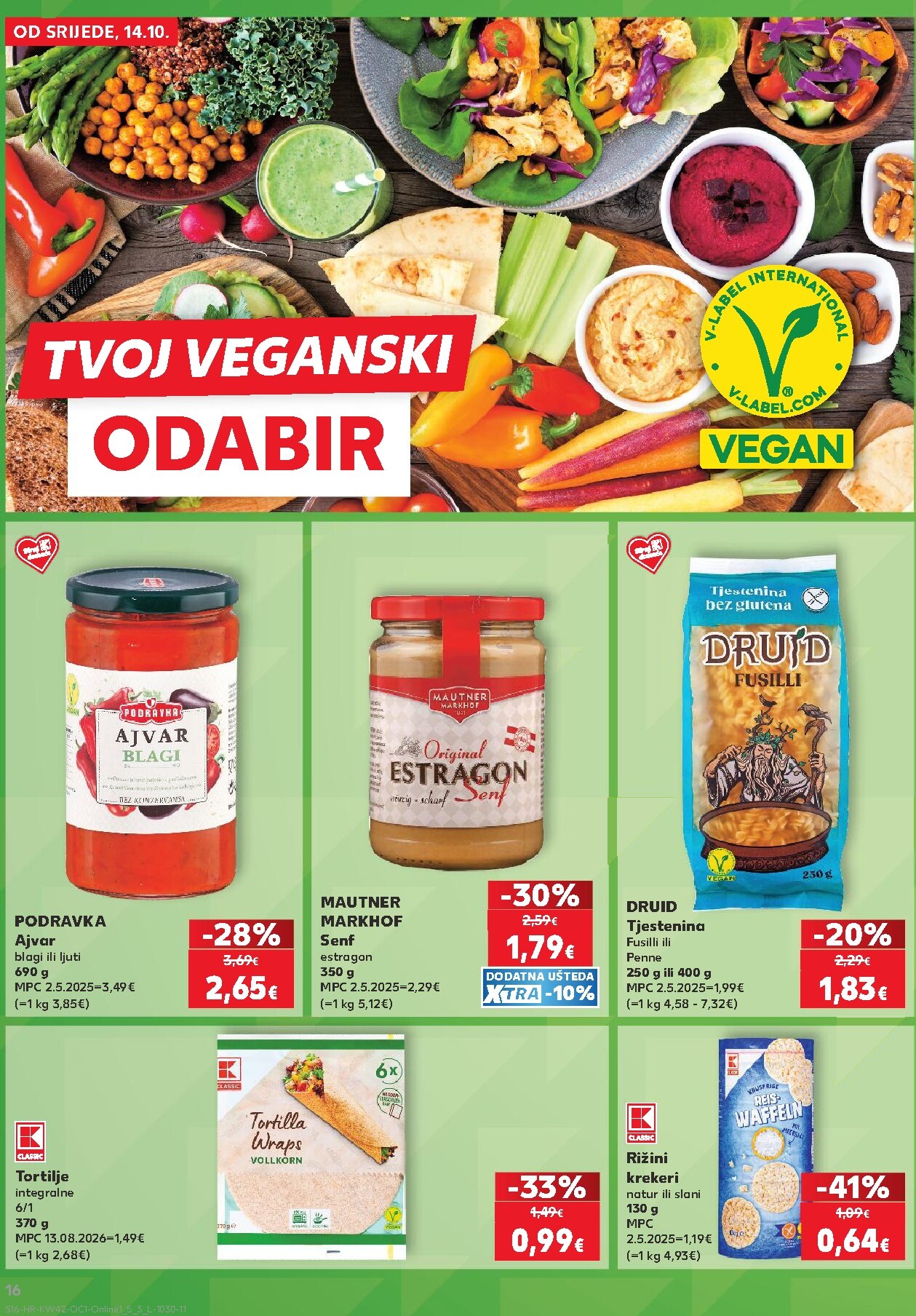 kaufland - Novi Kaufland - Ti si naš broj 1 katalog od srijede, 14.10.2026 do utorka, 20.10.2026 - page: 16