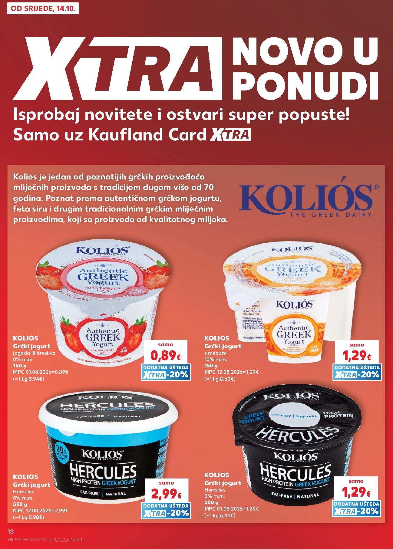 kaufland - Novi Kaufland - Ti si naš broj 1 katalog od srijede, 14.10.2026 do utorka, 20.10.2026 - page: 18