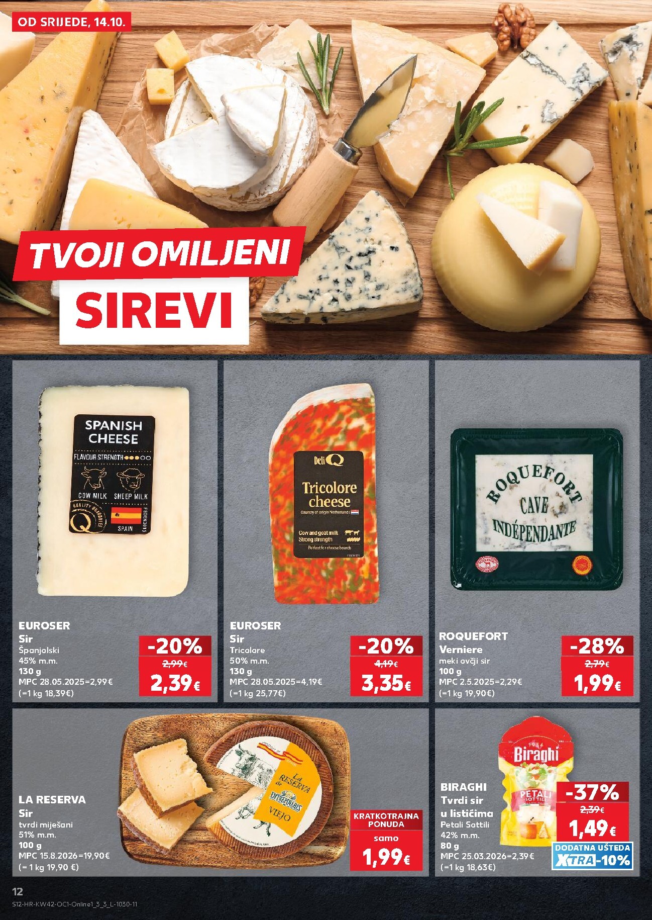 kaufland - Novi Kaufland - Ti si naš broj 1 katalog od srijede, 14.10.2026 do utorka, 20.10.2026 - page: 12