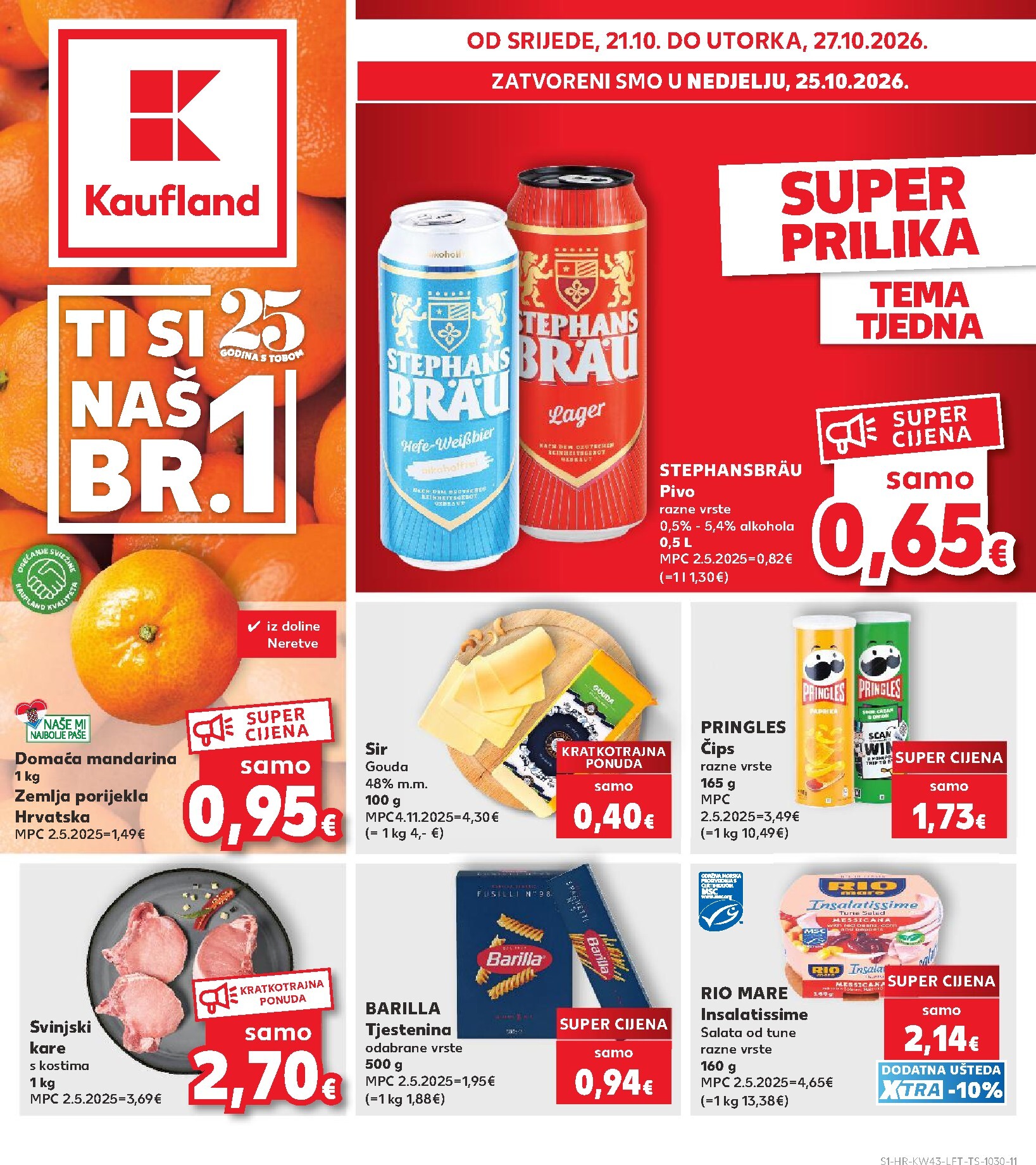 kaufland - Novi Kaufland - Ti si naš broj 1 katalog od srijede, 21.10.2026 do utorka, 27.10.2026