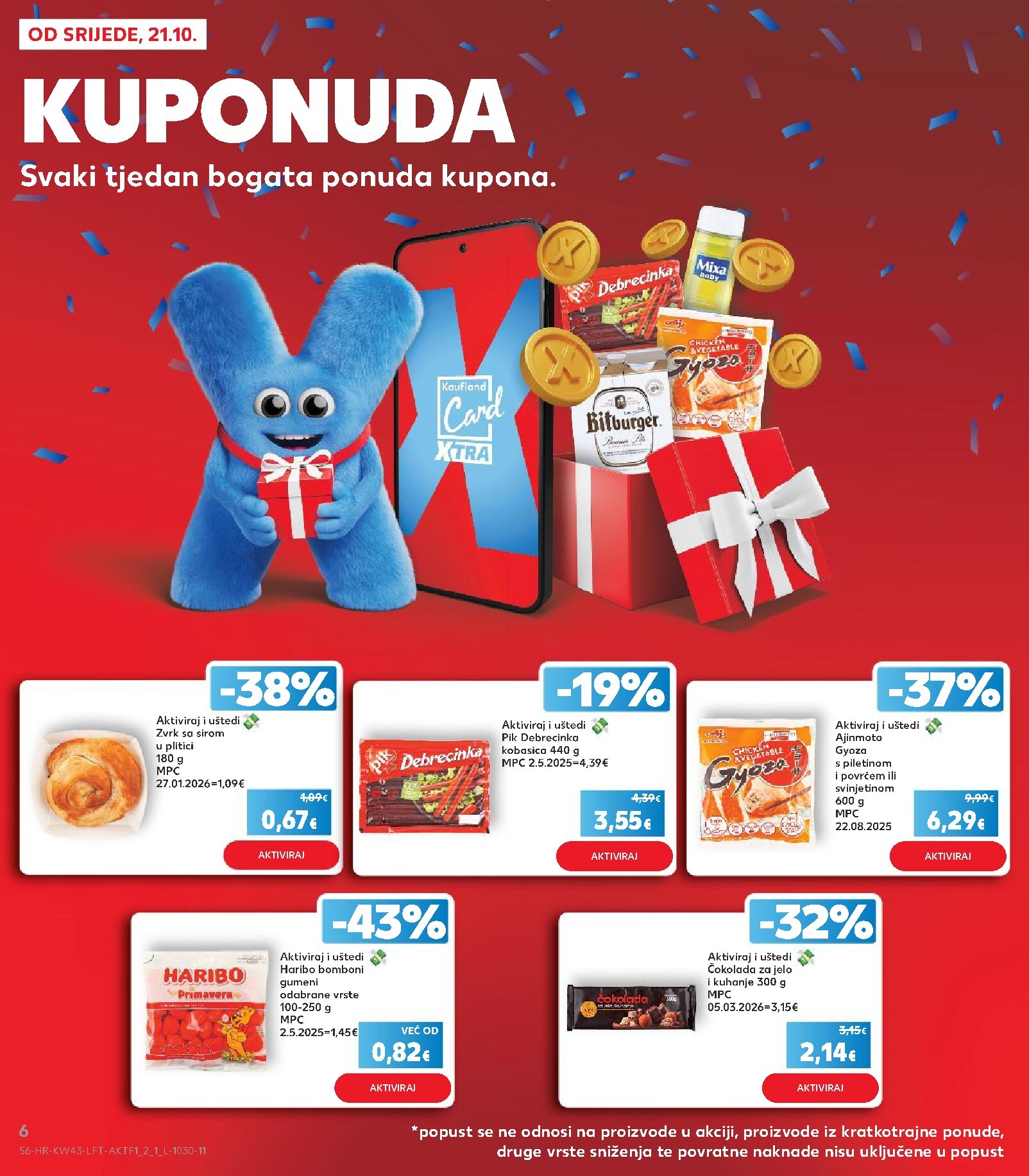 kaufland - Novi Kaufland - Ti si naš broj 1 katalog od srijede, 21.10.2026 do utorka, 27.10.2026 - page: 6