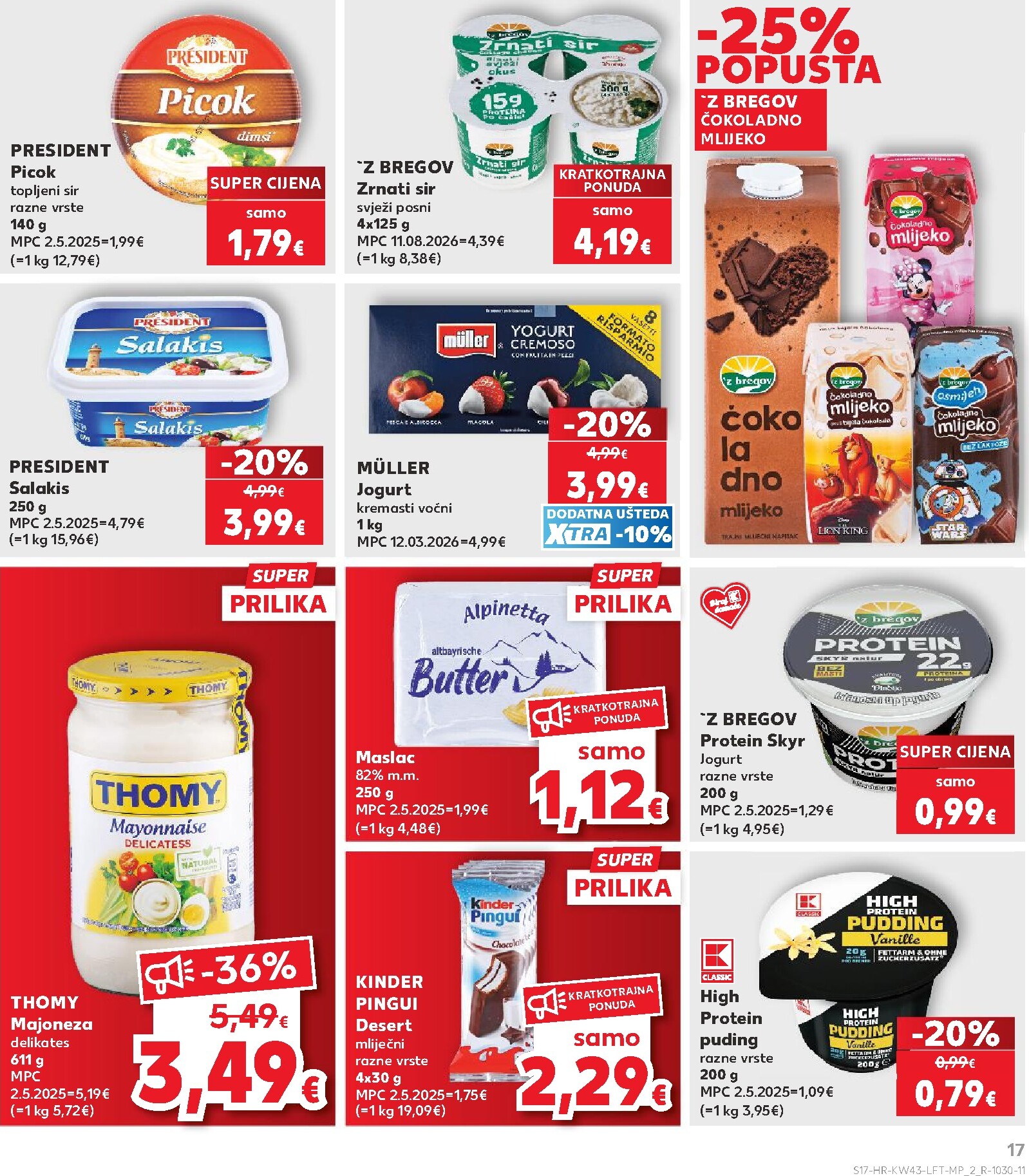 kaufland - Novi Kaufland - Ti si naš broj 1 katalog od srijede, 21.10.2026 do utorka, 27.10.2026 - page: 17