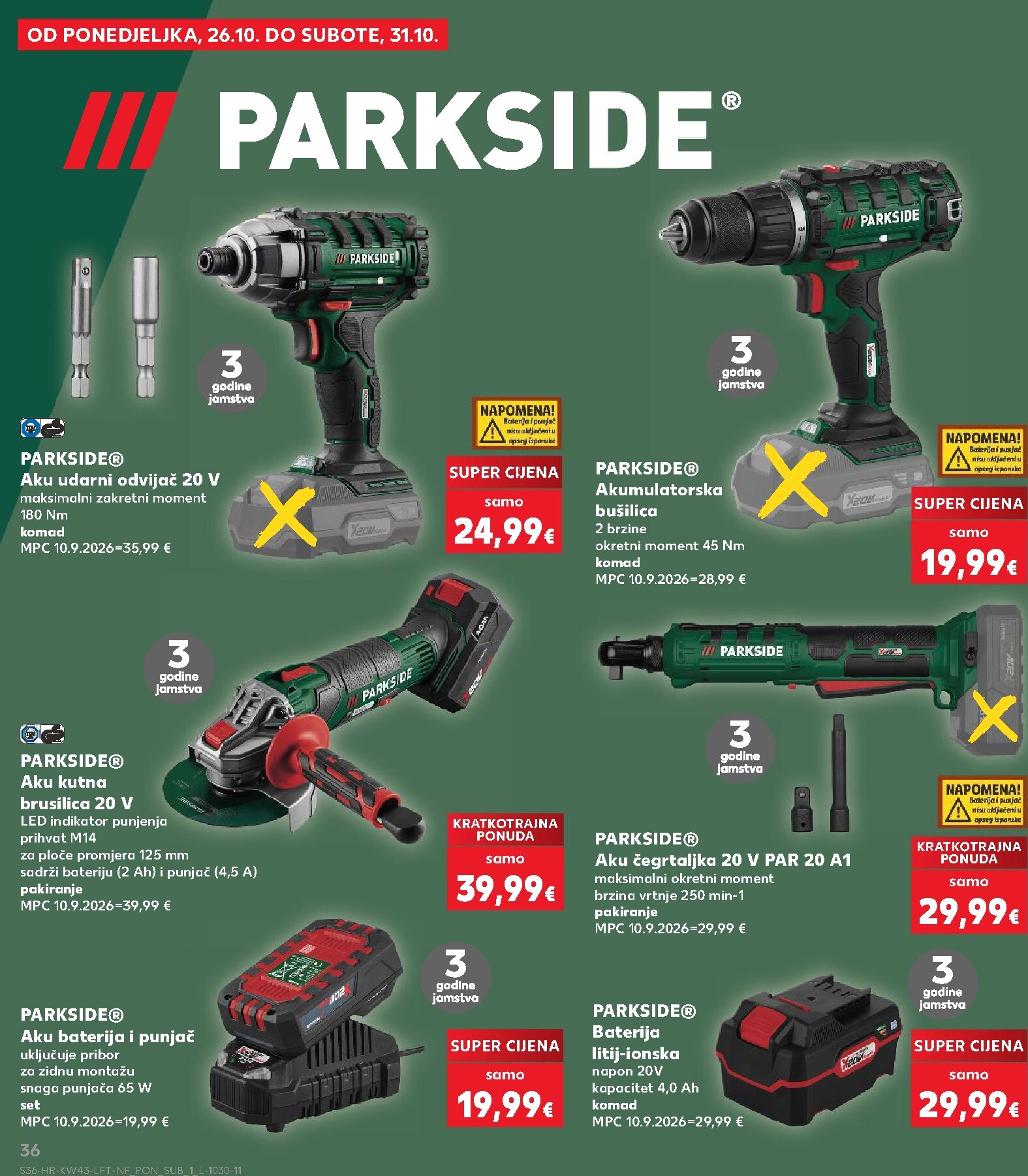 kaufland - Novi Kaufland - Ti si naš broj 1 katalog od srijede, 21.10.2026 do utorka, 27.10.2026 - page: 36