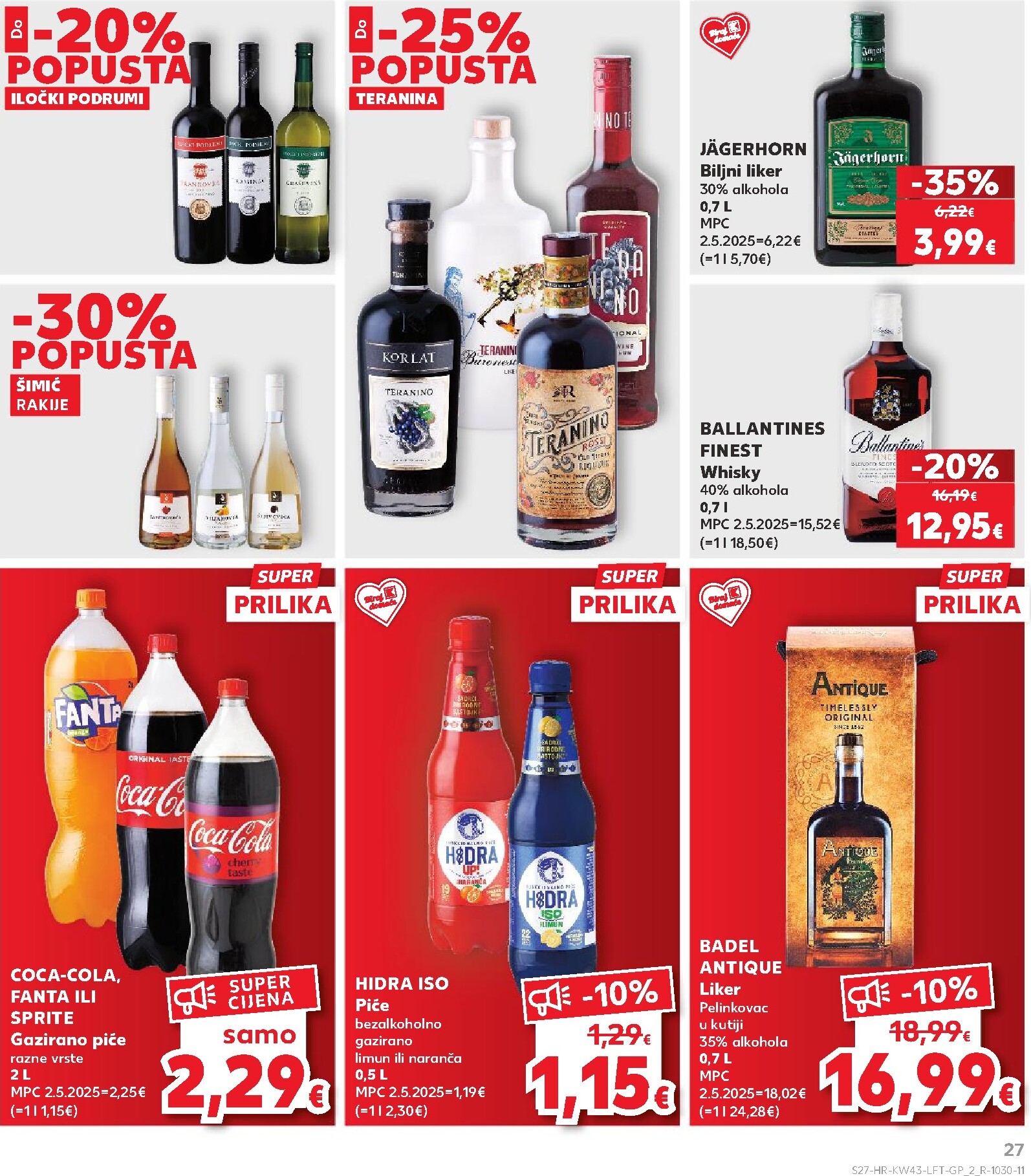 kaufland - Novi Kaufland - Ti si naš broj 1 katalog od srijede, 21.10.2026 do utorka, 27.10.2026 - page: 27