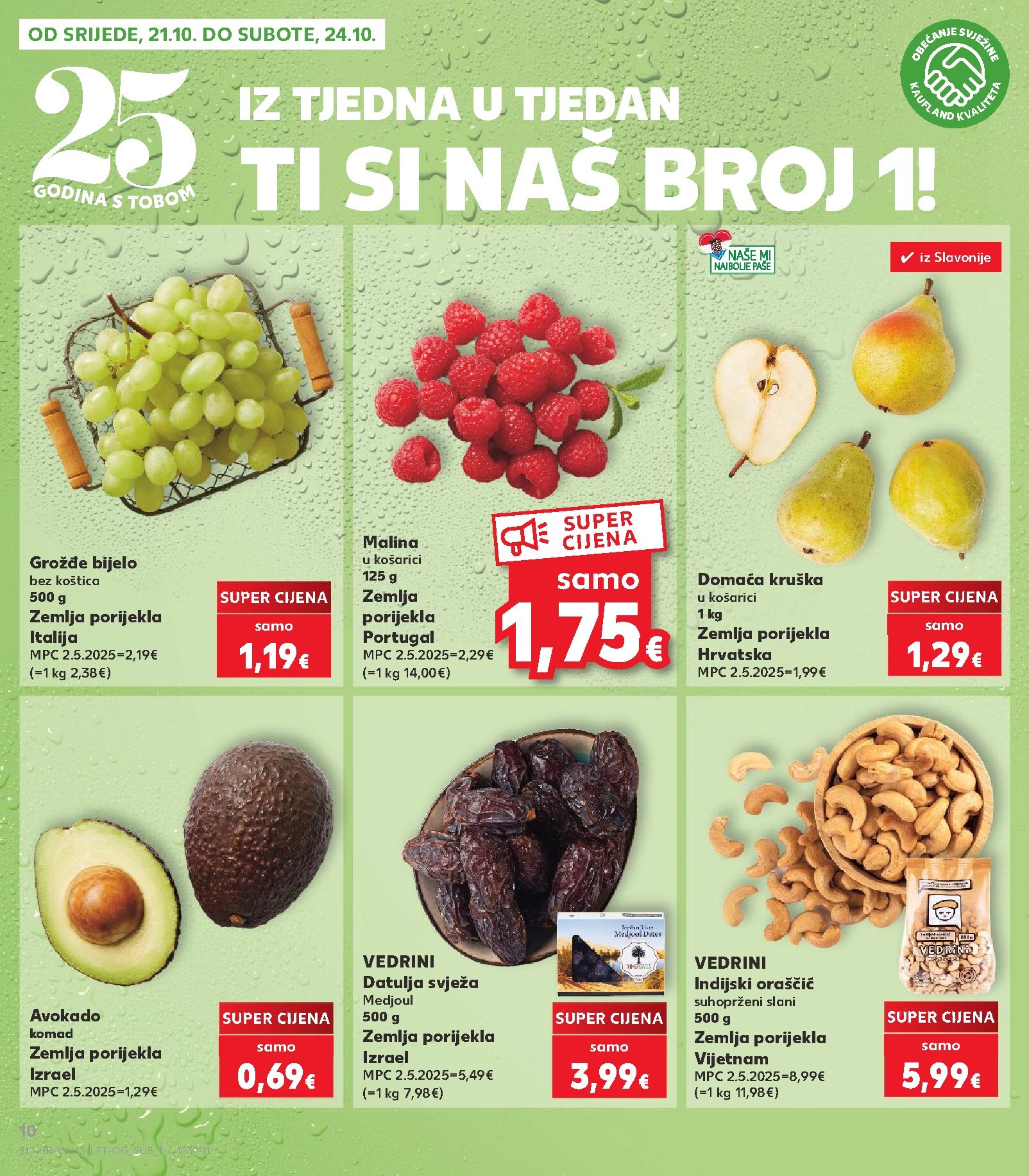 kaufland - Novi Kaufland - Ti si naš broj 1 katalog od srijede, 21.10.2026 do utorka, 27.10.2026 - page: 10