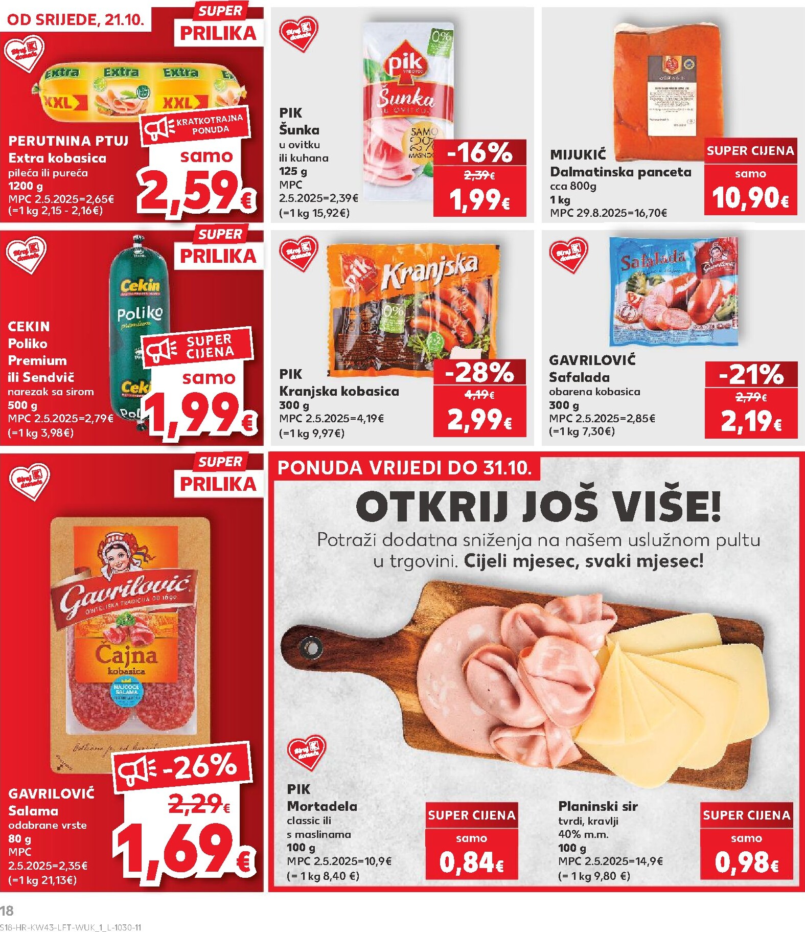 kaufland - Novi Kaufland - Ti si naš broj 1 katalog od srijede, 21.10.2026 do utorka, 27.10.2026 - page: 18